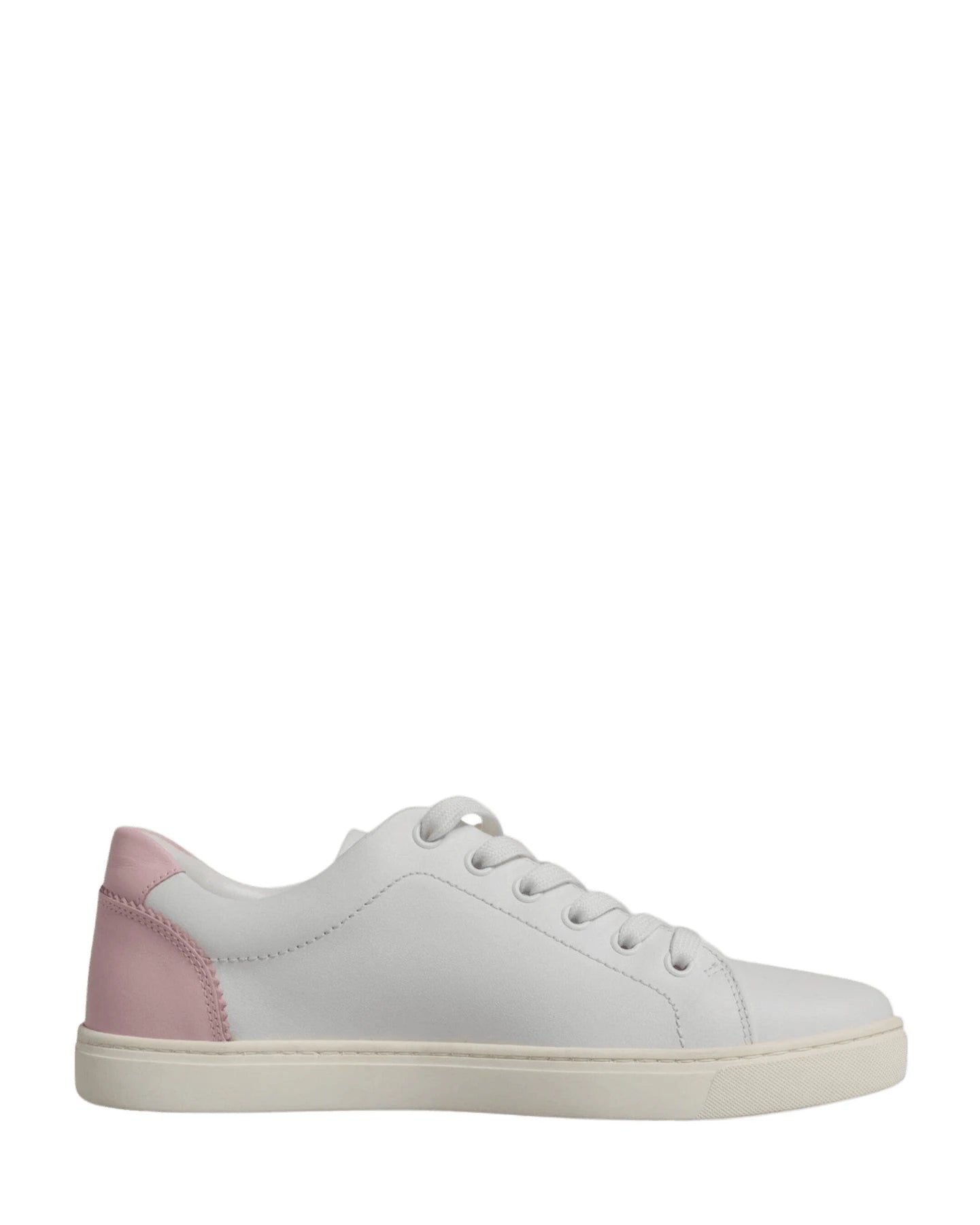 Dolce & Gabbana White Classic Calf Leather Sneakers Shoes Sneakers