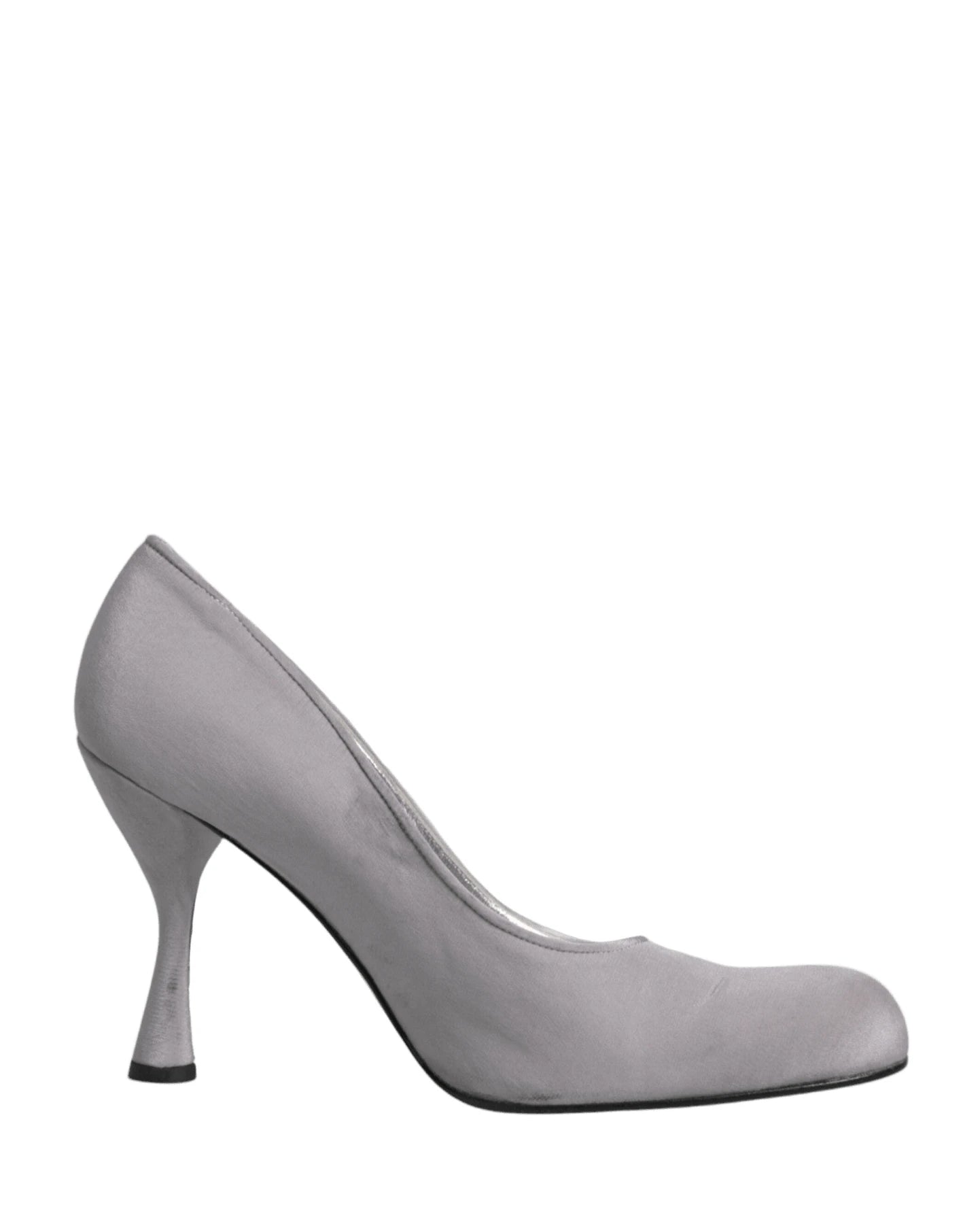 Dolce & Gabbana Gray Suede Leather High Heel Pumps Shoes Heels