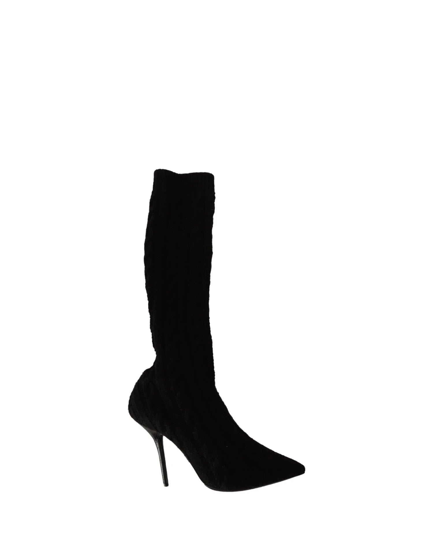 Dolce & Gabbana Black Elegant Stretch Sock Boots Boots