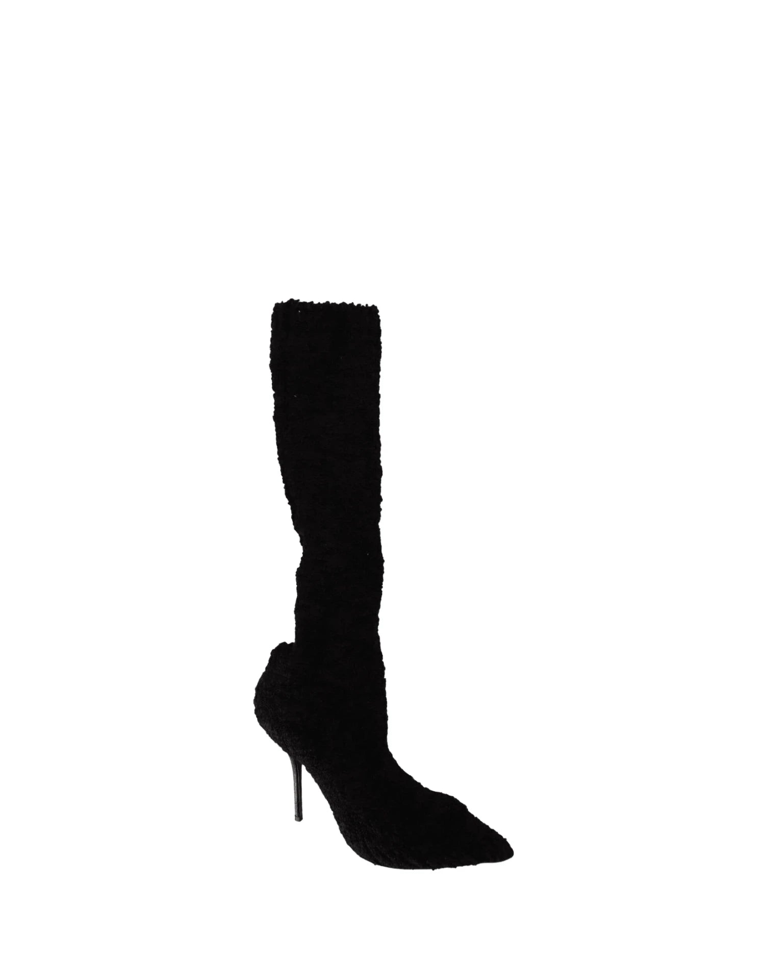 Dolce & Gabbana Black Chic Stretch Sock Boots Boots