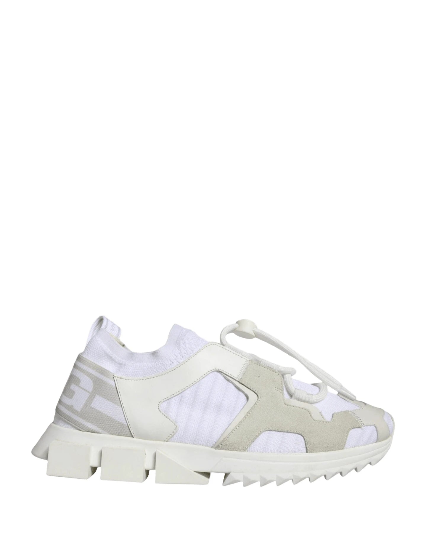 Dolce & Gabbana White Mesh Sorrento Trekking Sneakers Shoes Sneakers