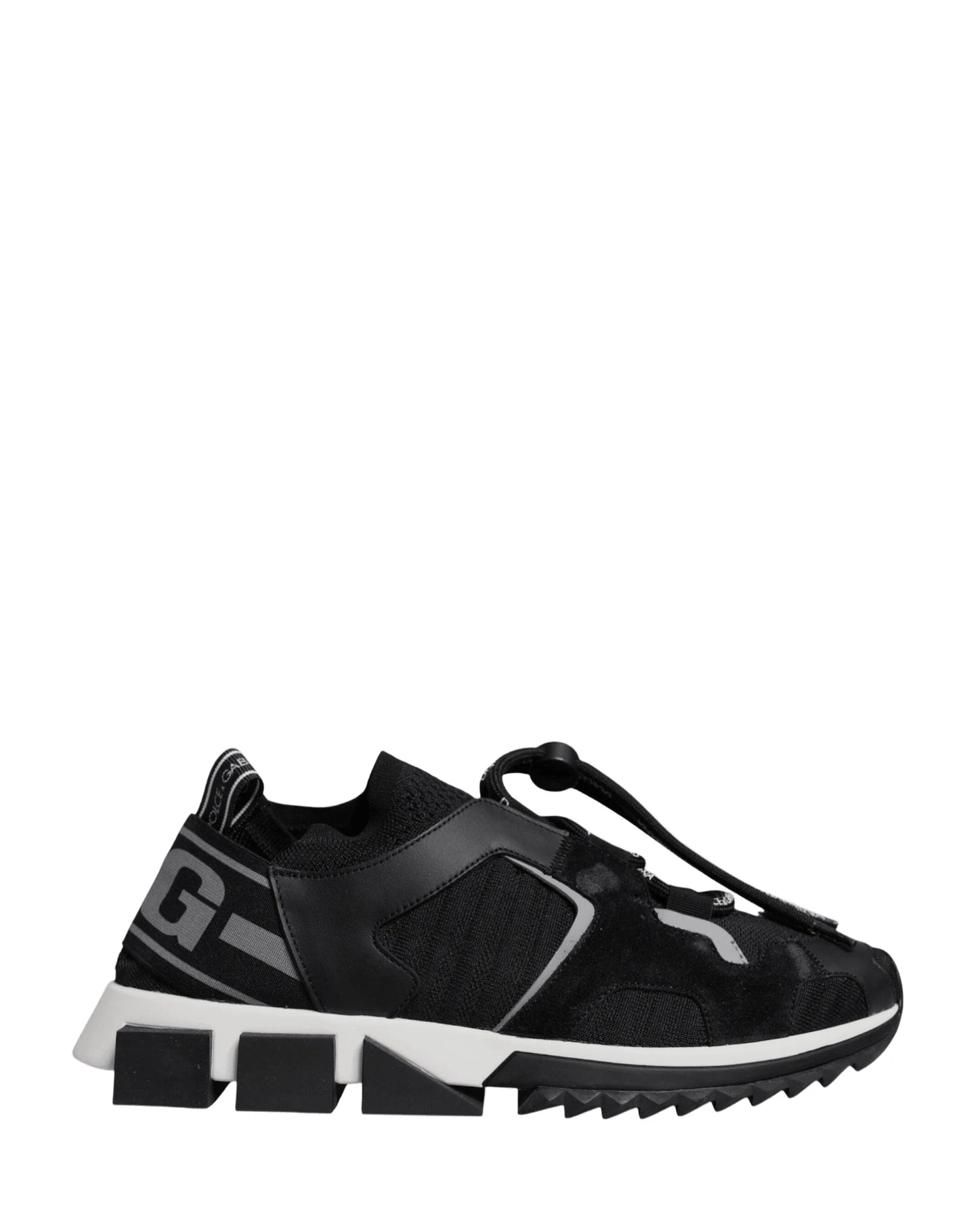 Dolce & Gabbana Black Mesh Sorrento Trekking Sneakers Shoes Glam Steals