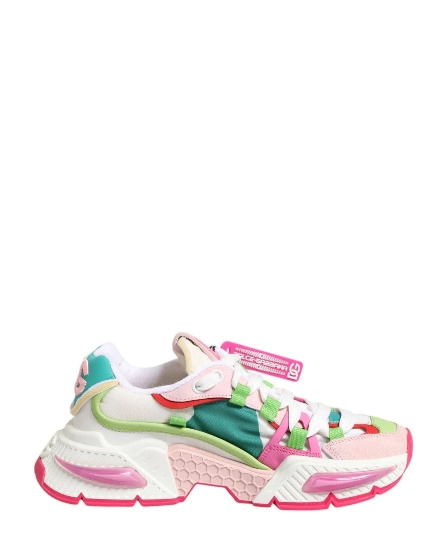Dolce & Gabbana Multicolor Leather Airmaster Low Top Sneaker Shoes Sneakers