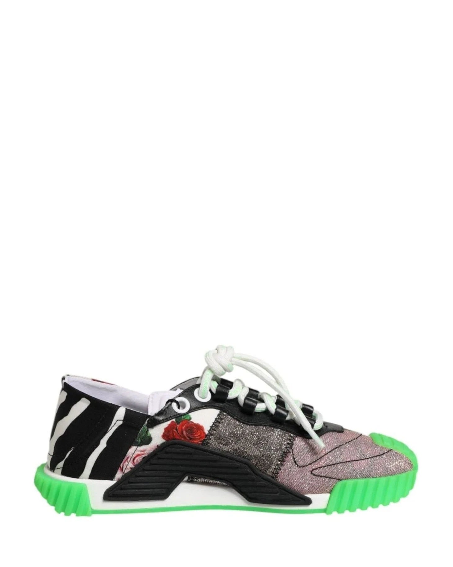 Dolce & Gabbana Multicor Dg Logo Leopard Cherry Sneaker Shoes Sneakers