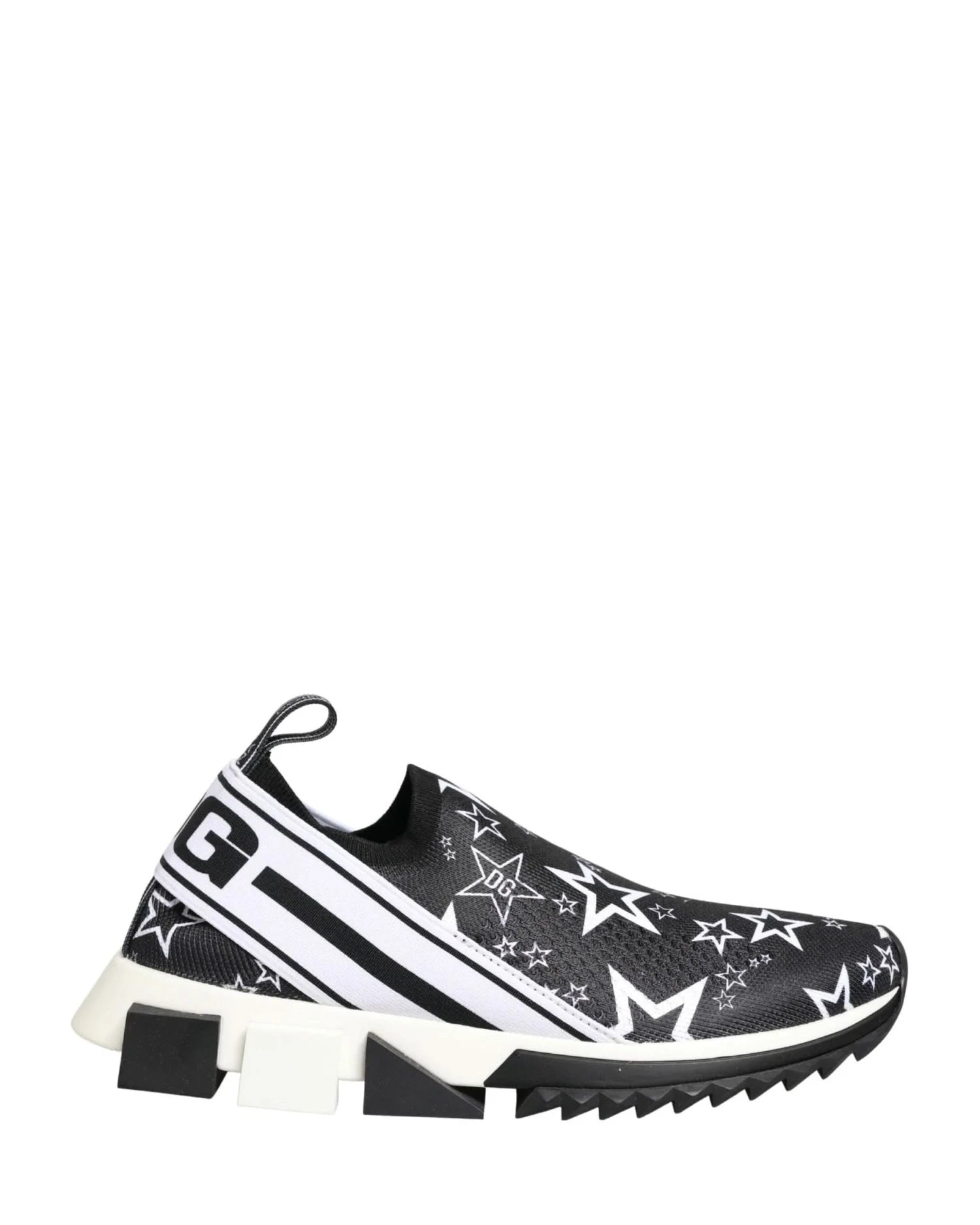 Dolce & Gabbana Black Stars Logo Sorrento Sneakers Shoes Glam Steals