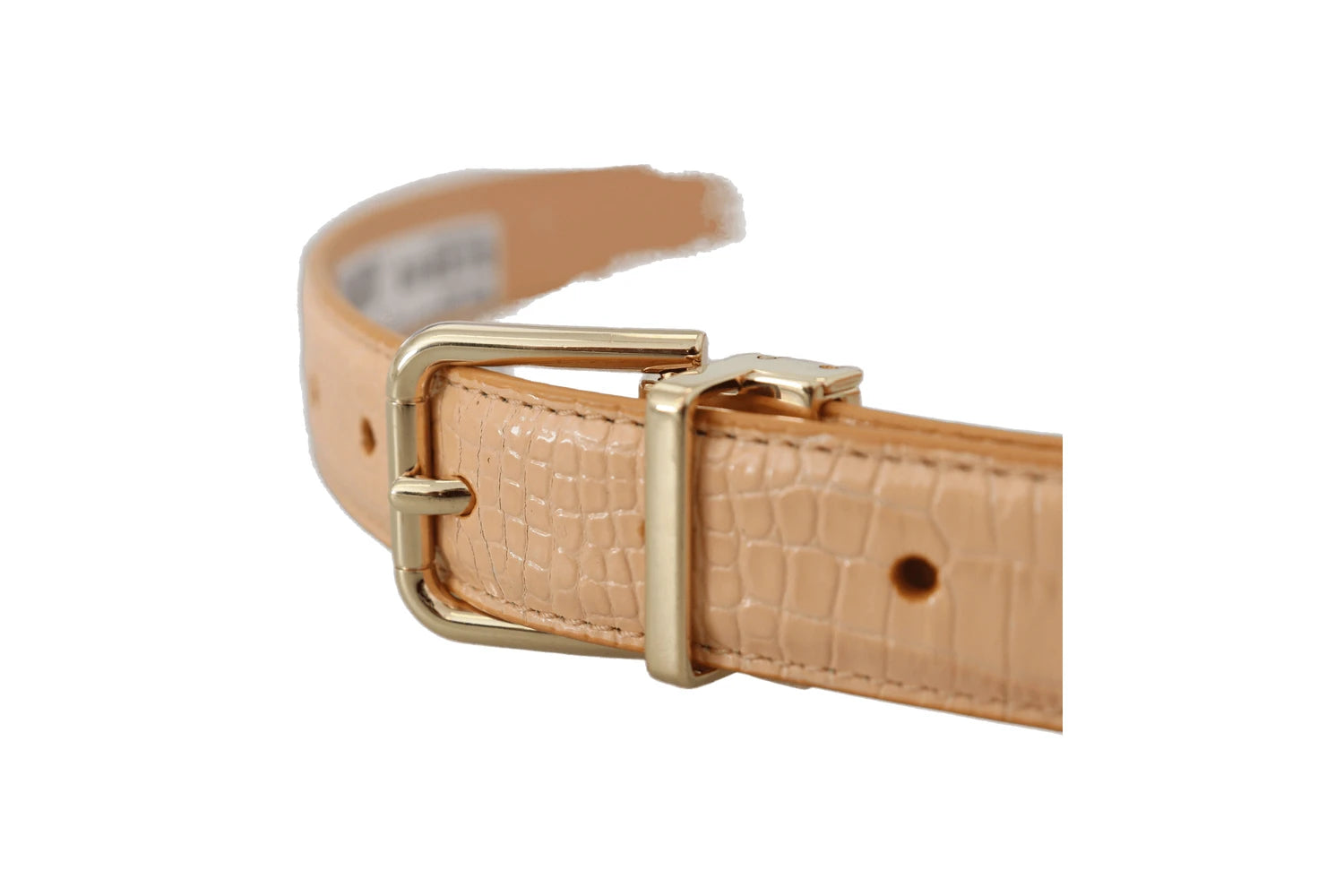 Dolce & Gabbana Belts in beige, Leather — view 6