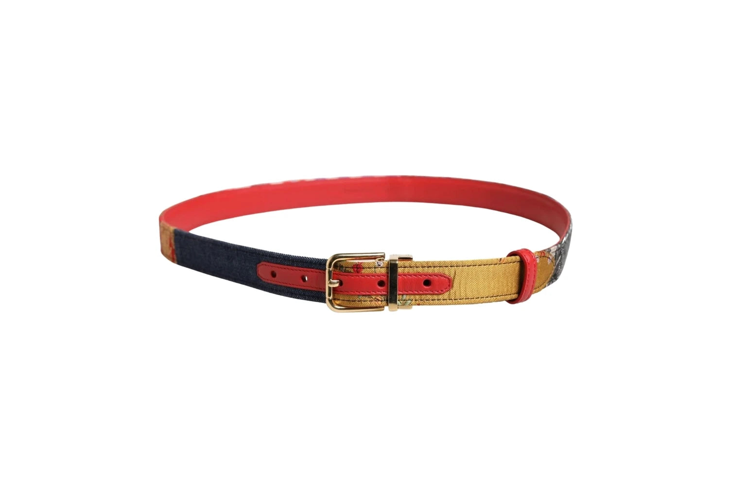 Dolce & Gabbana Belts in multicolor, Acetate Cotton — view 3