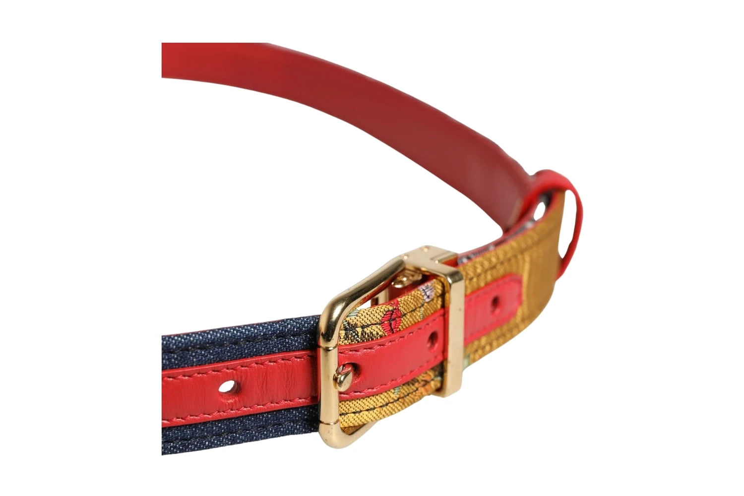 Dolce & Gabbana Belts in multicolor, Acetate Cotton — view 4