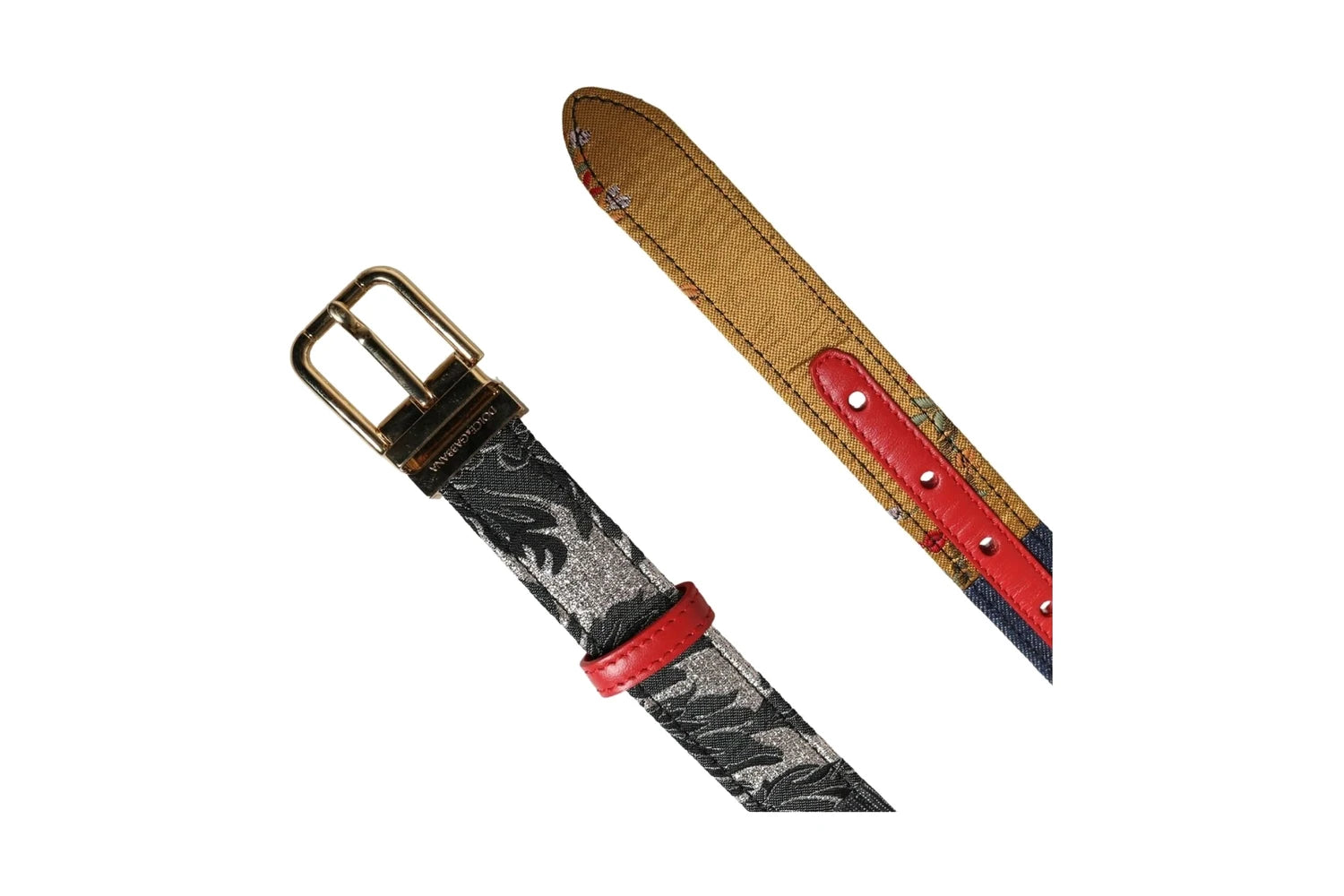 Dolce & Gabbana Belts in multicolor, Acetate Cotton — view 7