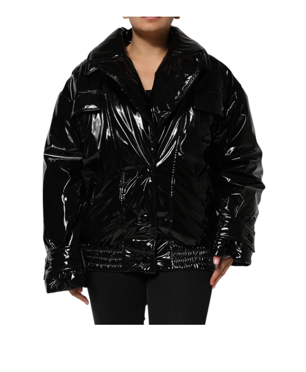 Dolce & Gabbana Bomber Jacket in black, Polyester โ view 2