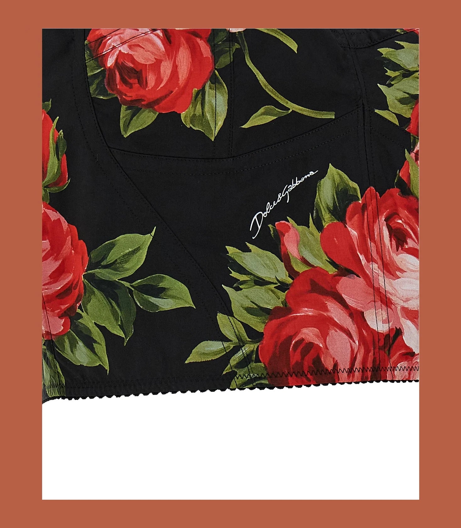 Dolce & Gabbana Corset Top in black, Cotton β view 4