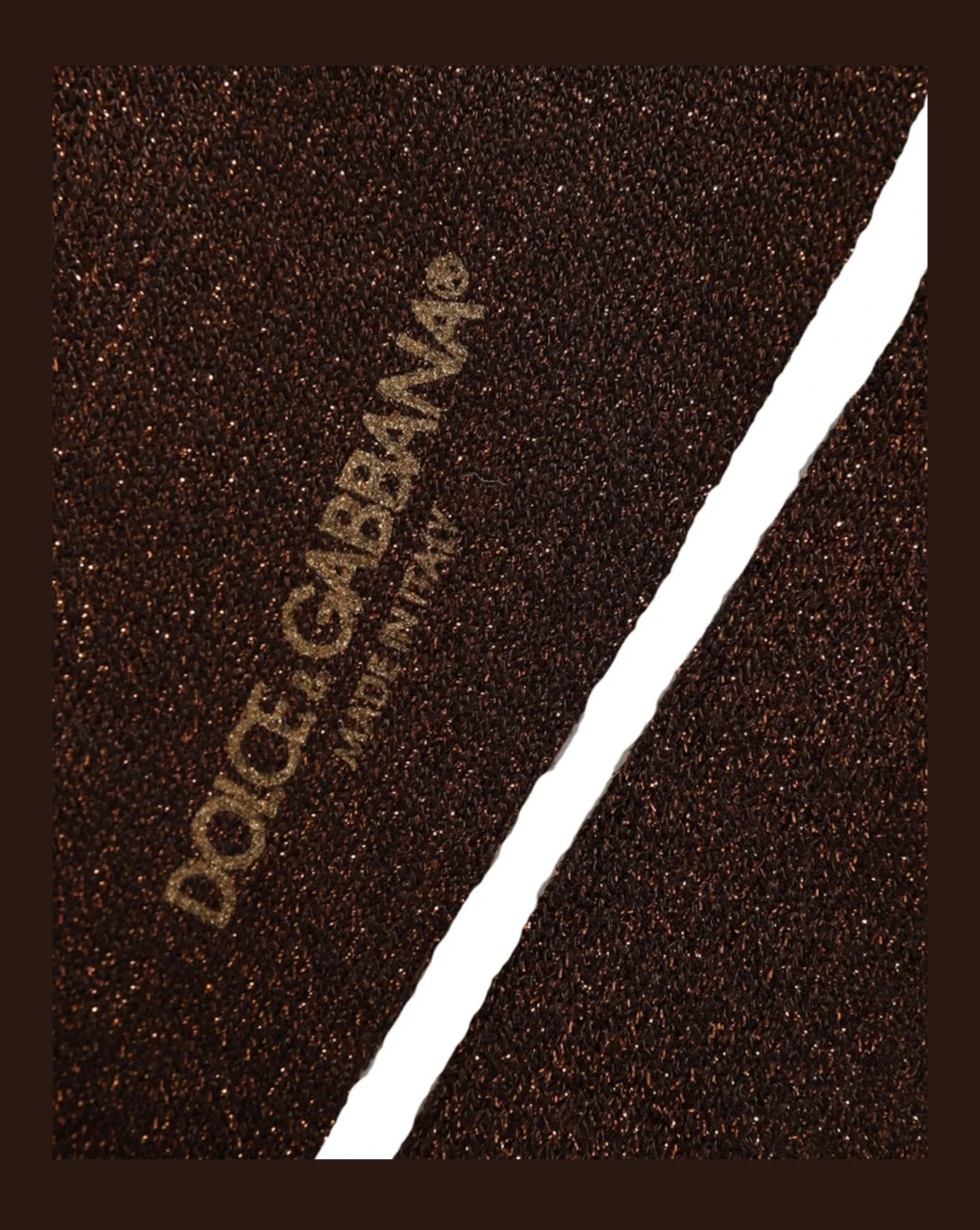 Dolce & Gabbana Dress Sock in brown, Viscose