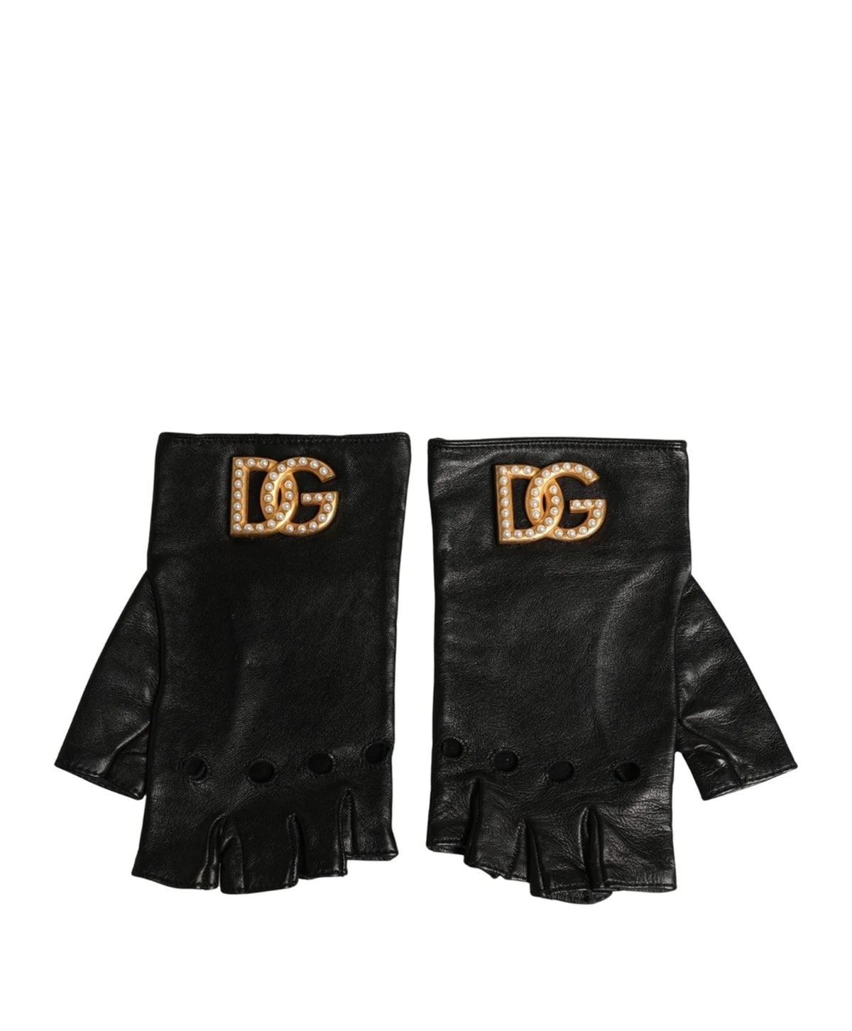 Dolce & Gabbana Gloves & Mitten in black, Leather