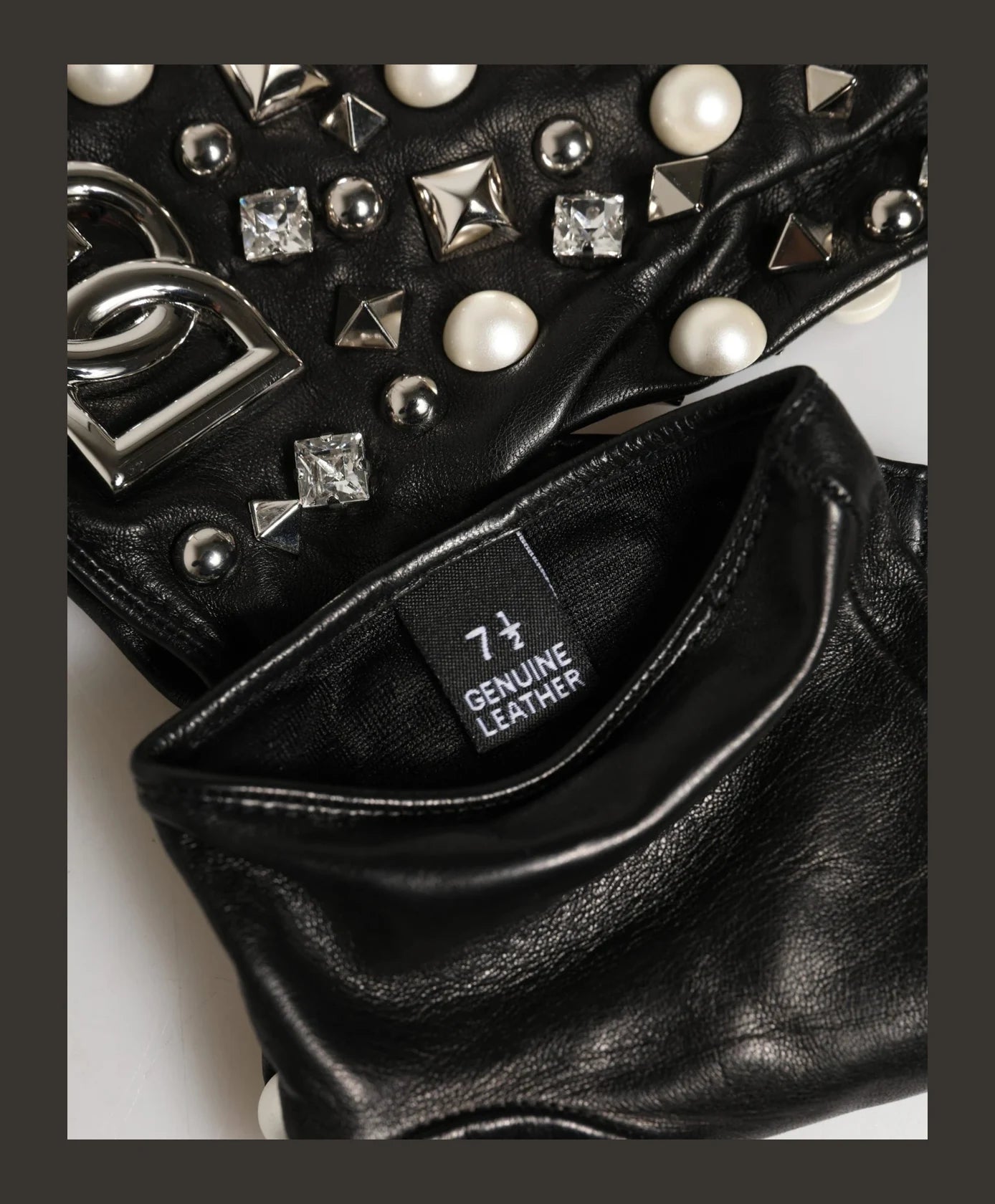 Dolce & Gabbana Gloves & Mitten in black — view 5