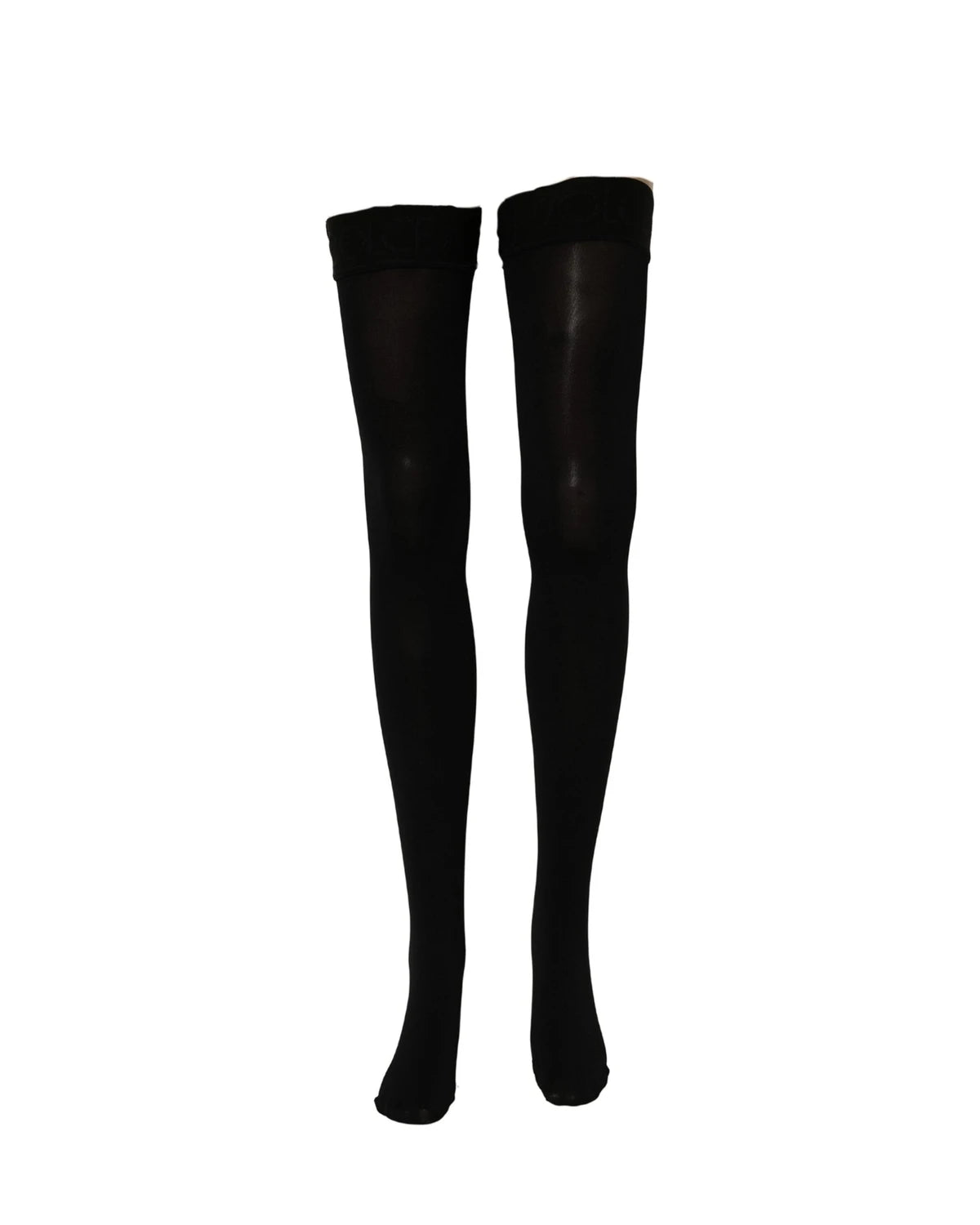 Dolce & Gabbana Hold Up Sock in black, Nylon — view 3