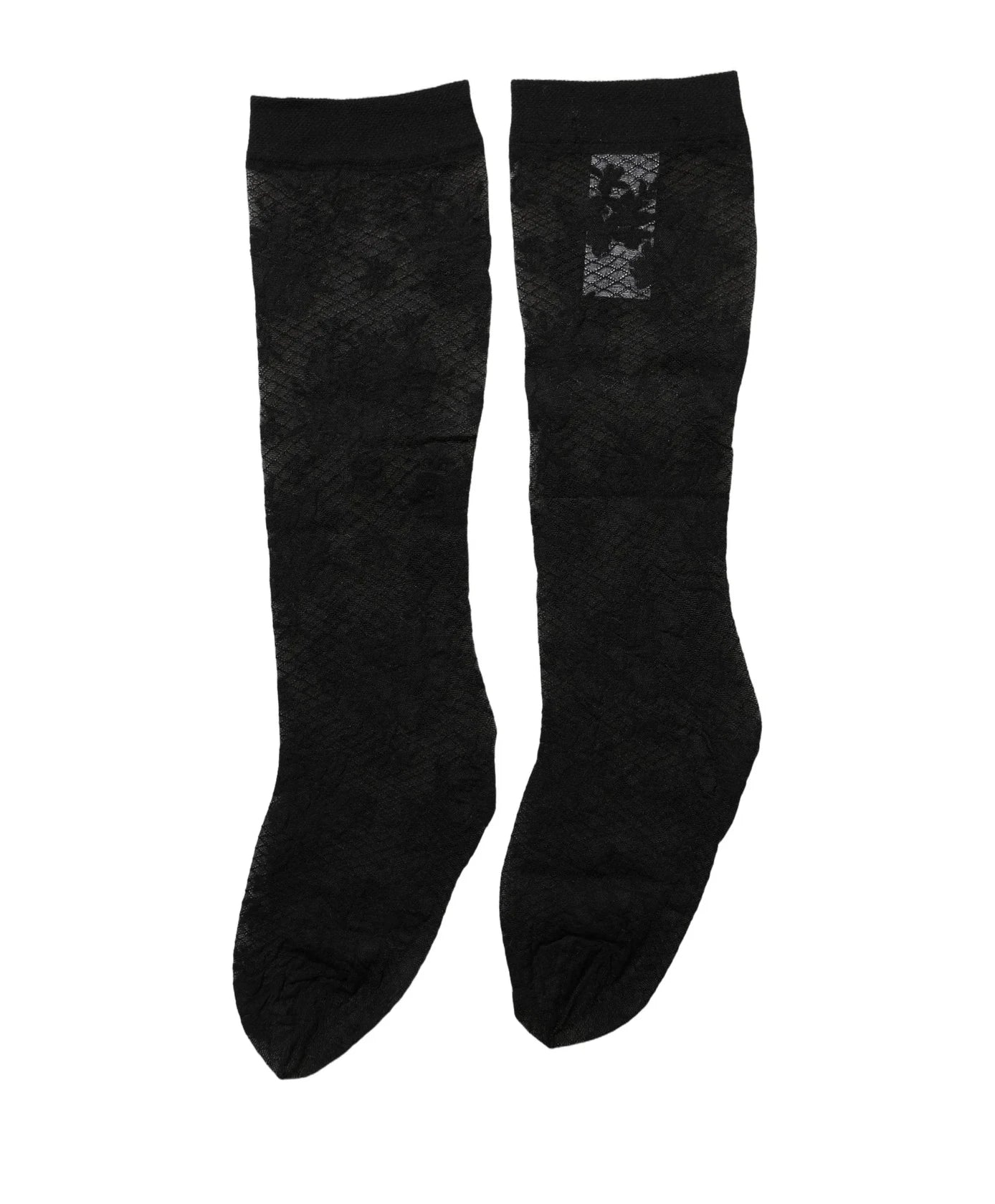 Dolce & Gabbana Hold Up Sock in black, Nylon — view 4
