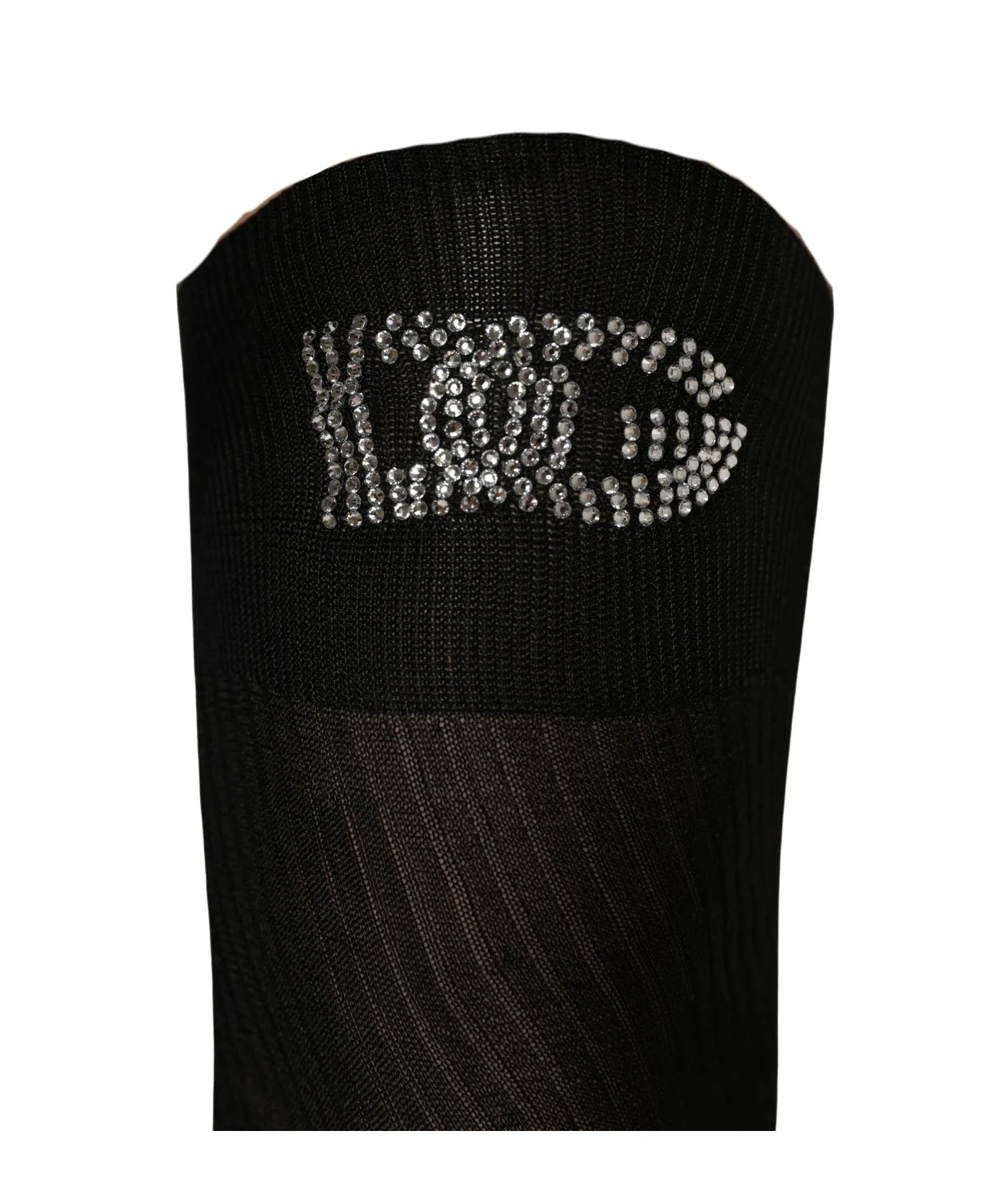 Dolce & Gabbana Hold Up Sock in black, Viscose — view 3