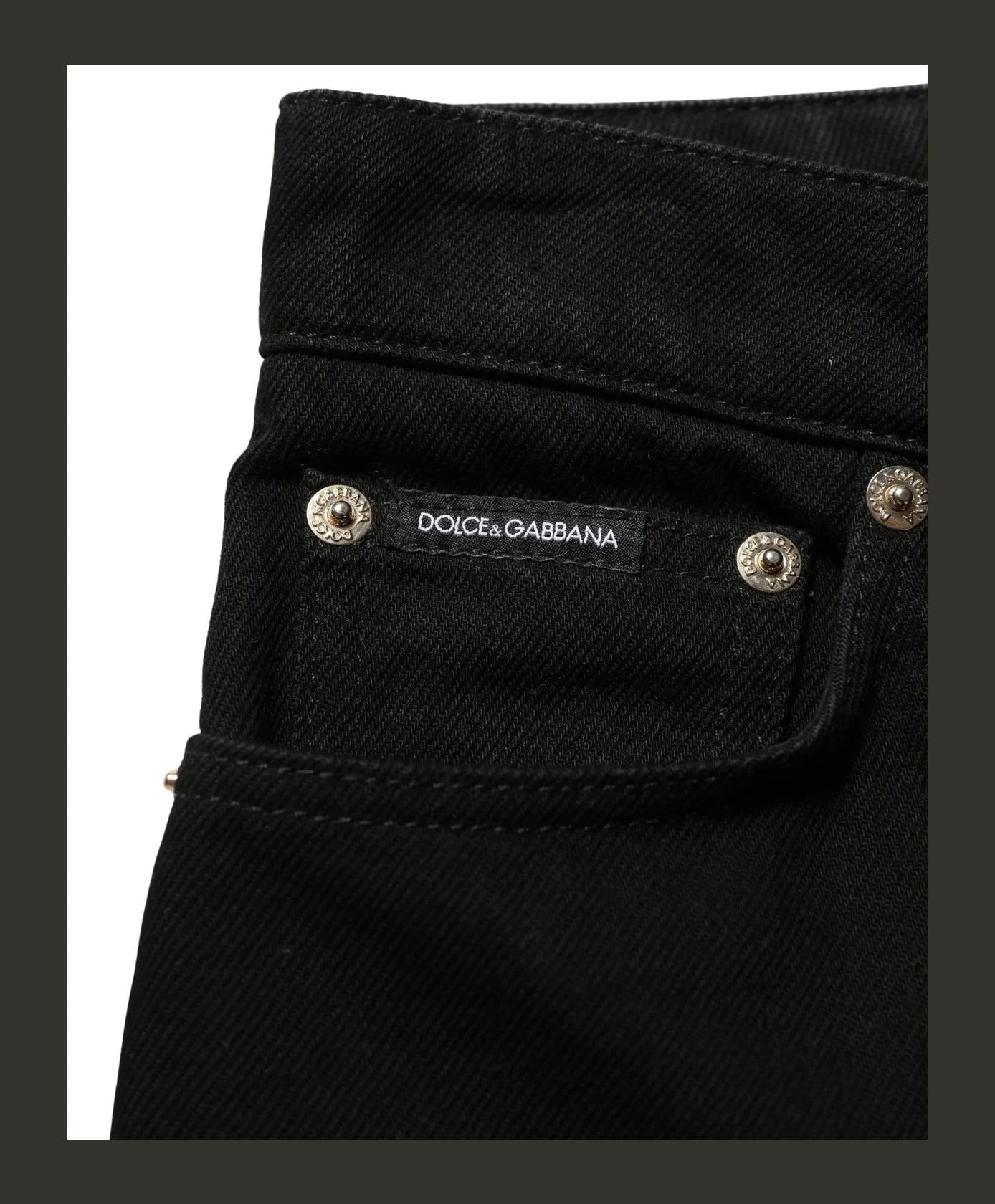 Dolce & Gabbana Jean in black, Cotton — view 7