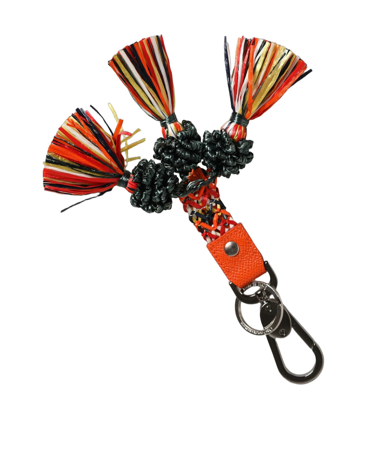 Dolce & Gabbana Keychain in multicolor, Raffia