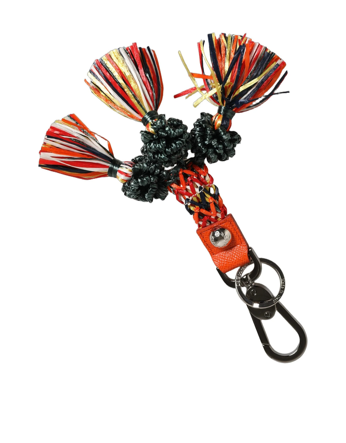 Dolce & Gabbana Keychain in multicolor, Raffia — view 2