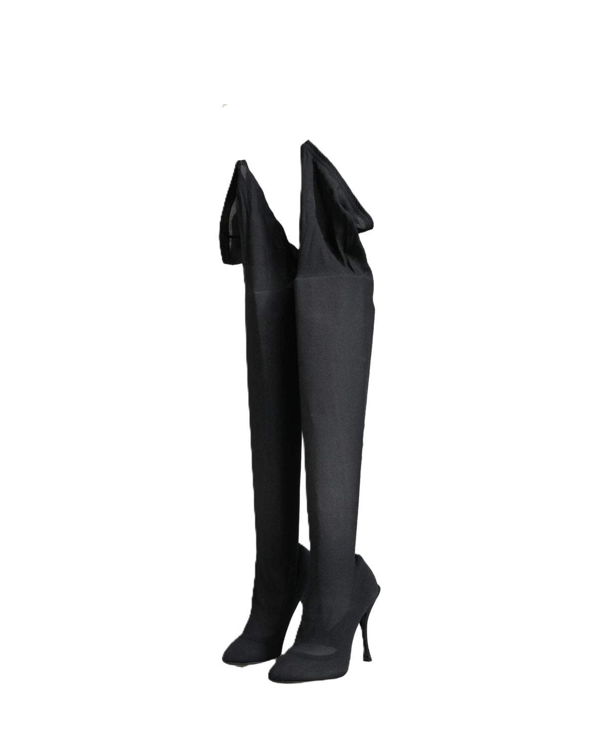 Dolce & Gabbana Knee High Boots in black, Elastane — view 2