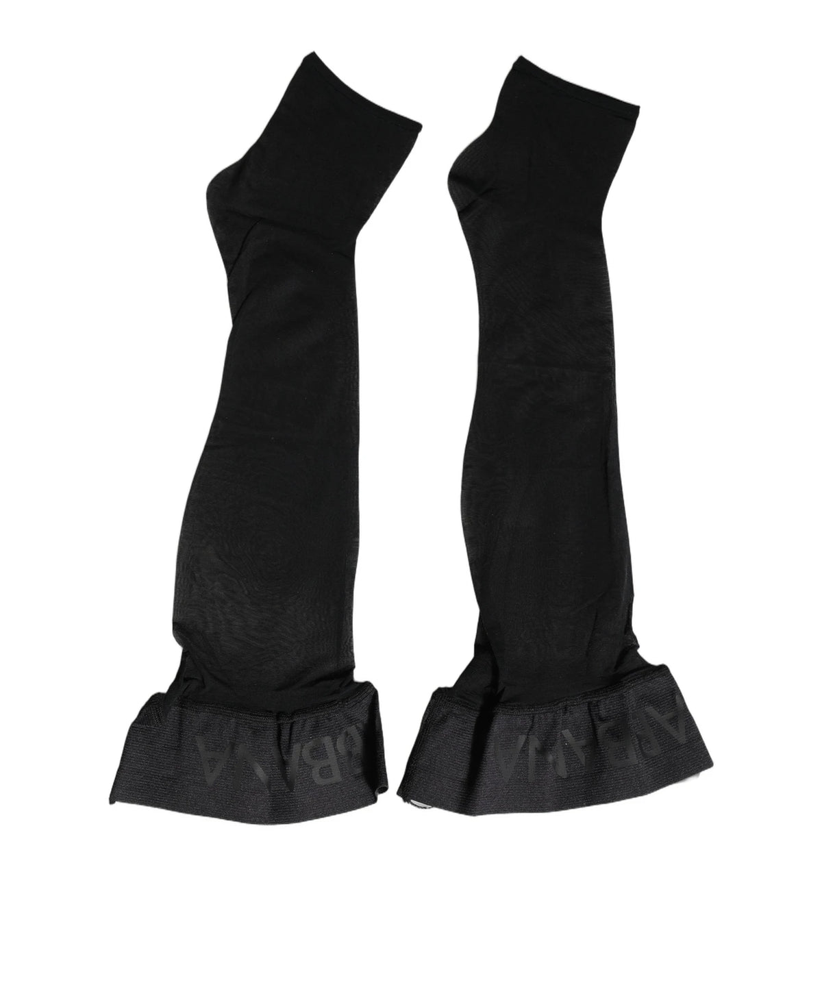 Dolce & Gabbana Knee Sock in black, Elastane — view 2