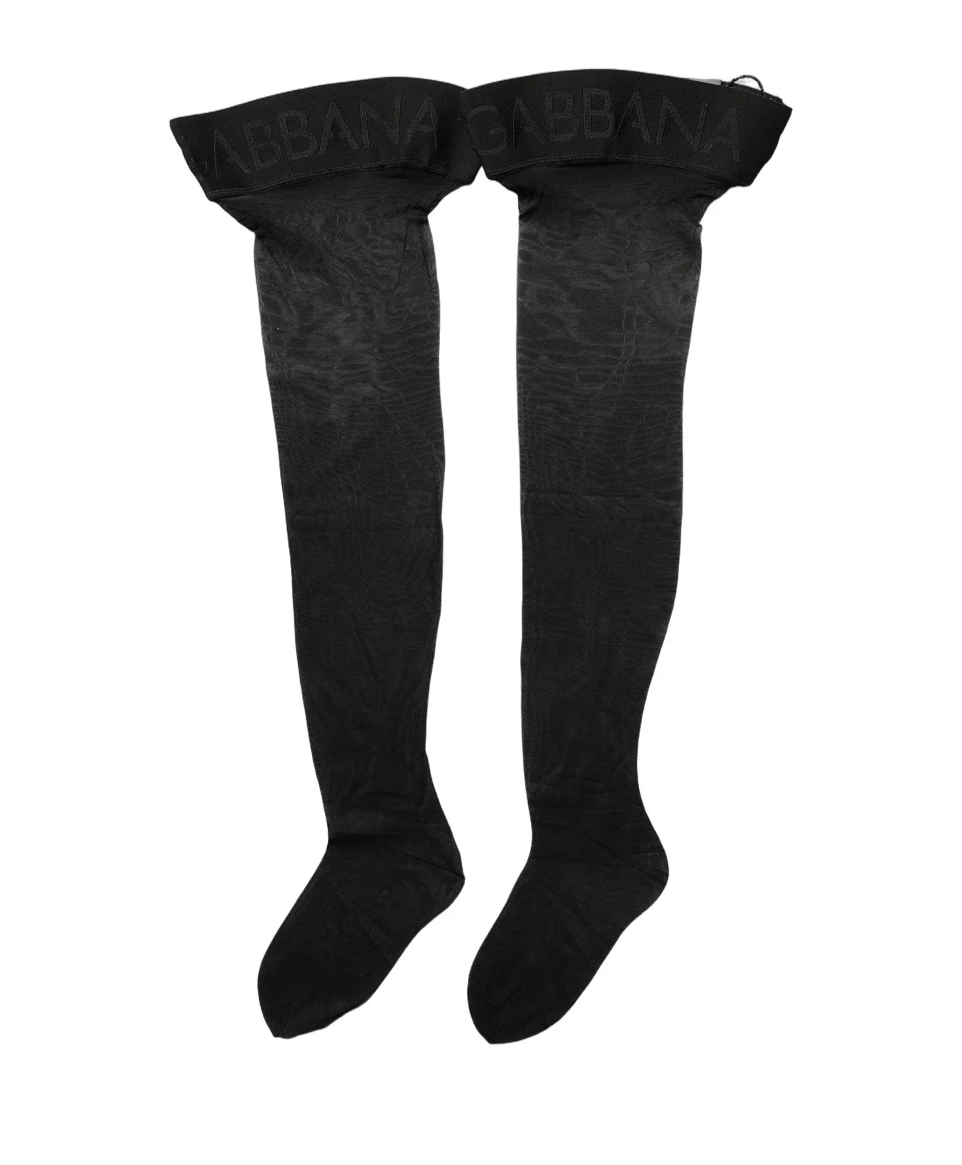 Dolce & Gabbana Knee Sock in black, Nylon — view 2