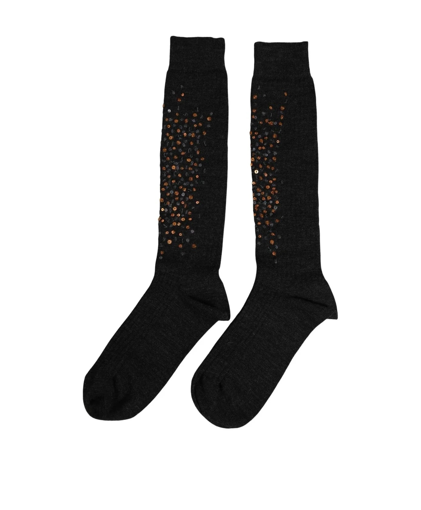Dolce & Gabbana Knee Sock in gray, Wool