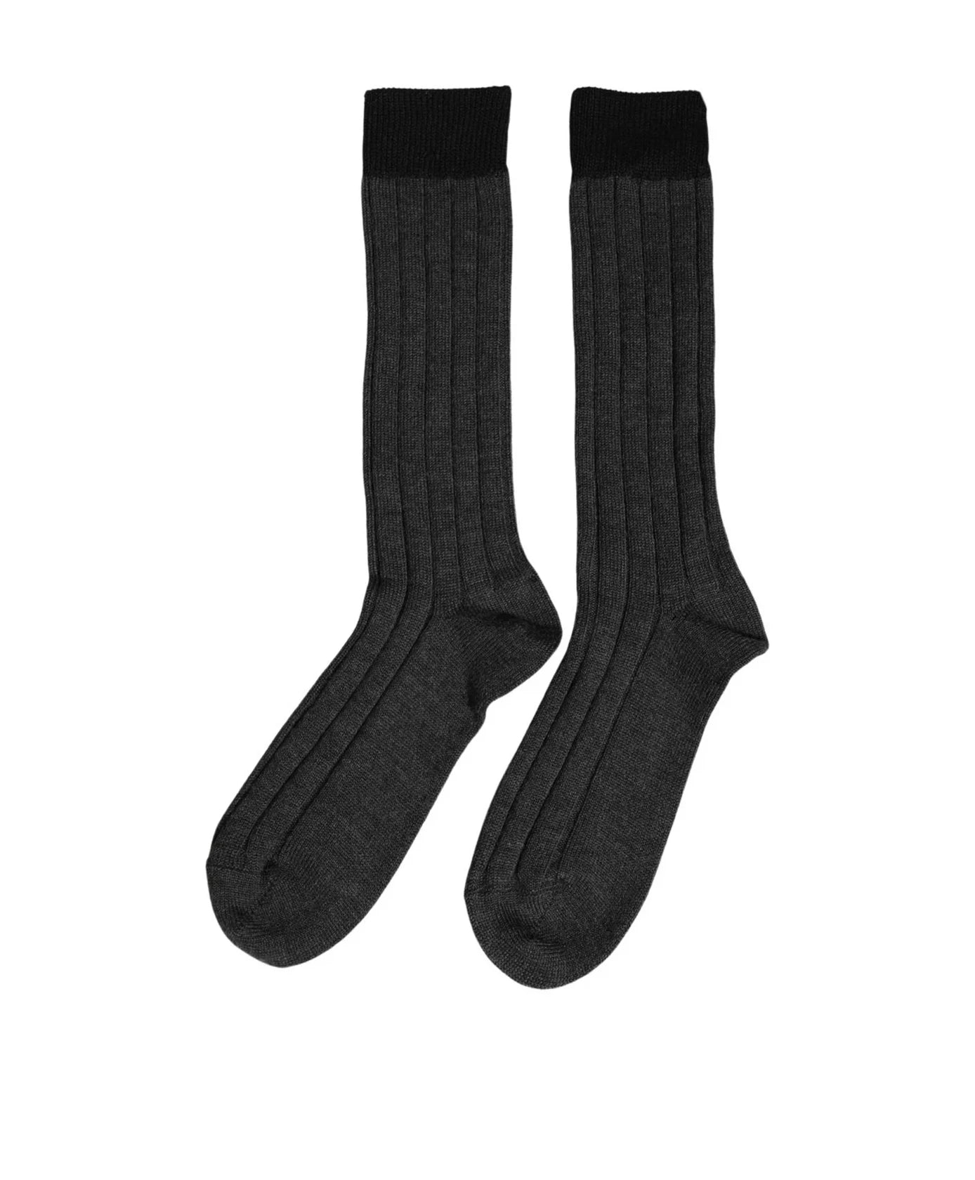 Dolce & Gabbana Knee Sock in gray, Wool — view 2