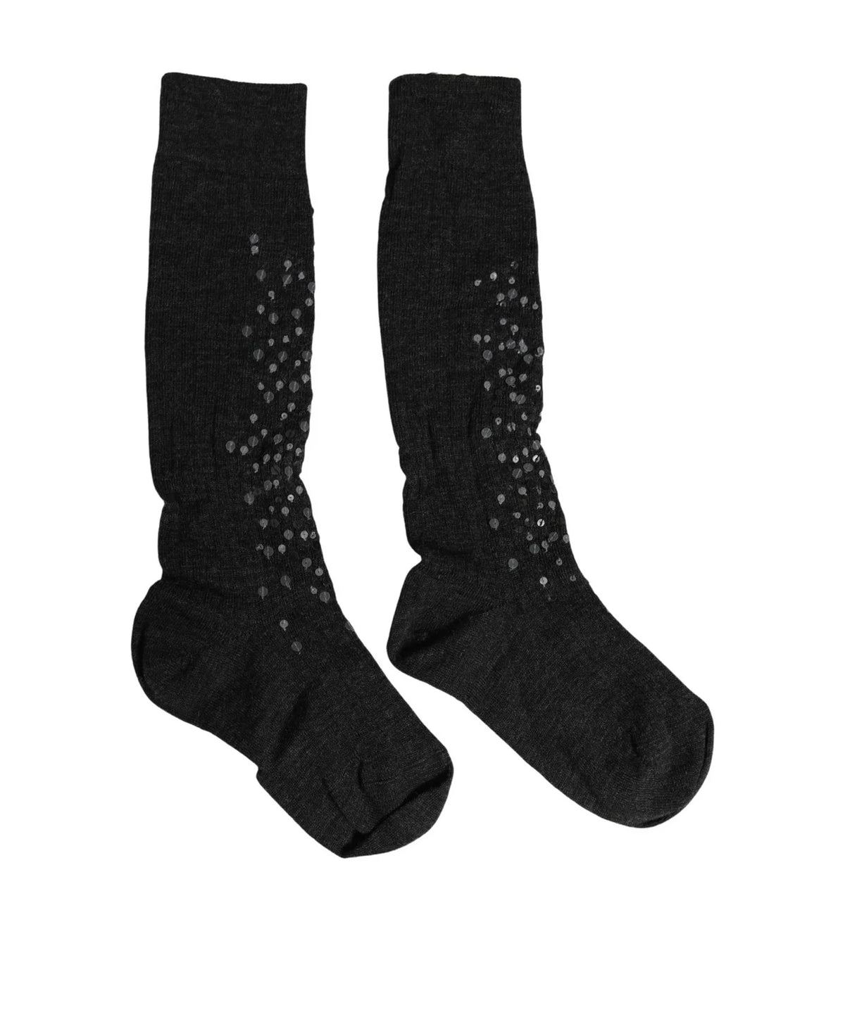 Dolce & Gabbana Knee Sock in gray, Wool — view 3