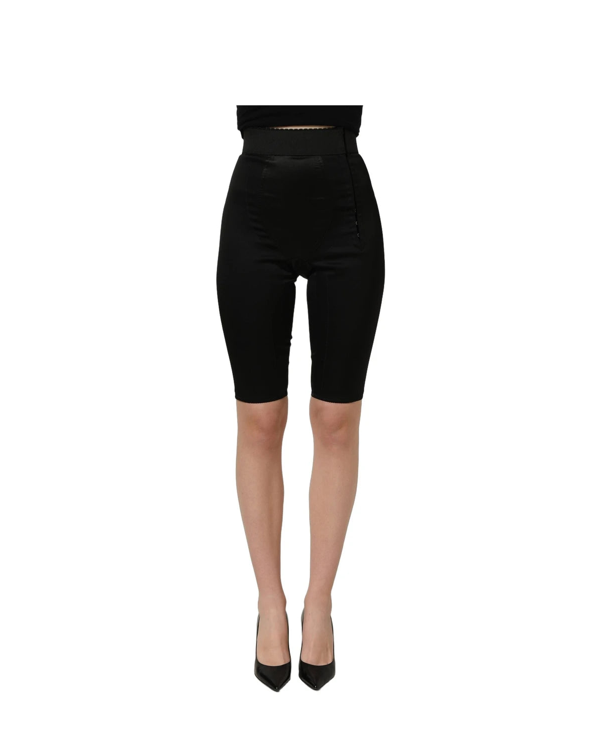 Dolce & Gabbana Legging Short in black, Nylon — view 2