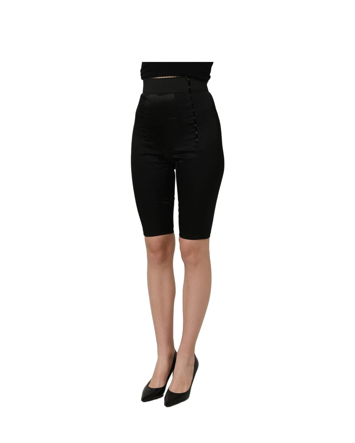 Dolce & Gabbana Legging Short in black, Nylon — view 4