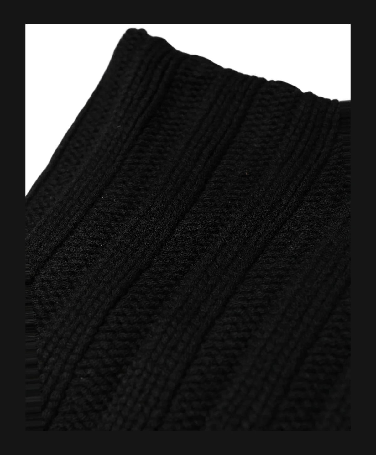 Dolce & Gabbana Neck Gaiter in black, Cashmere — view 2