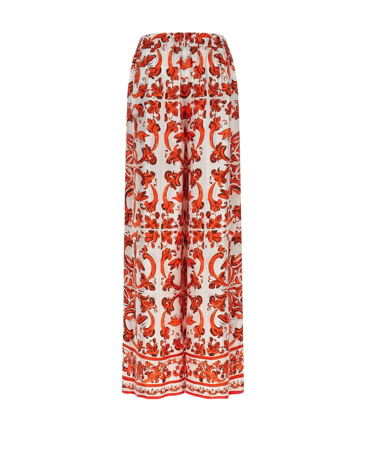 Dolce & Gabbana Palazzo Pant in orange, Silk — view 2