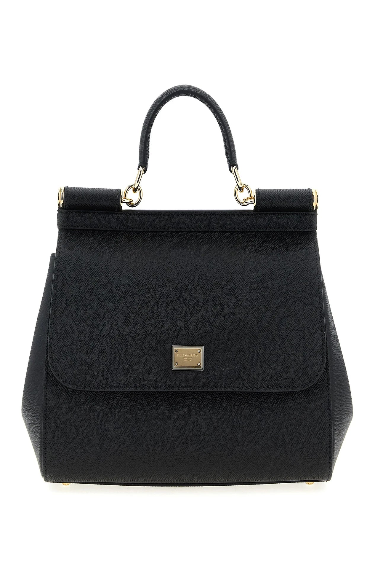 Dolce & Gabbana Satchel Bag in black, Calfskin Leather