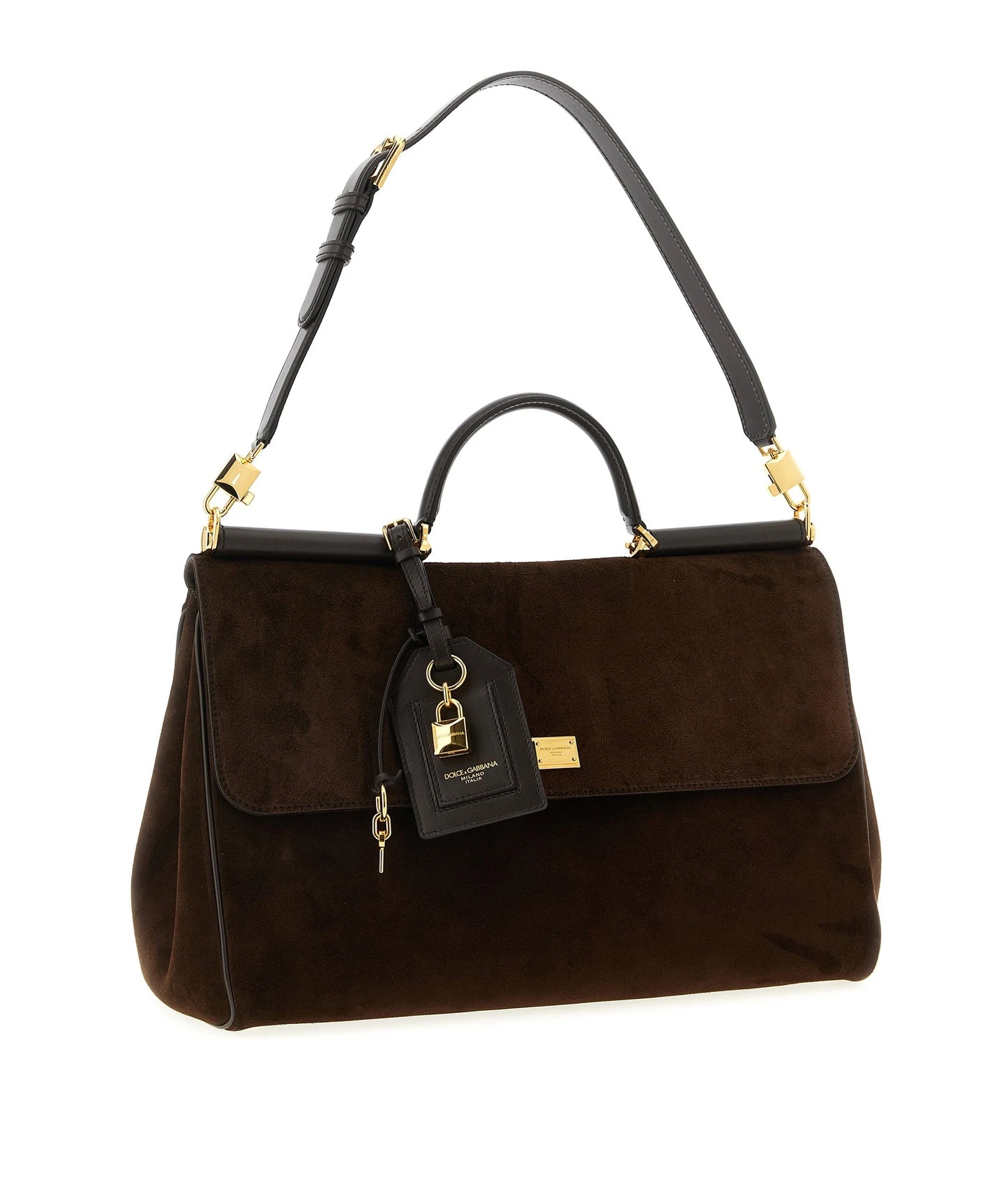 Dolce & Gabbana Satchel Bag in brown, Pvc — view 3
