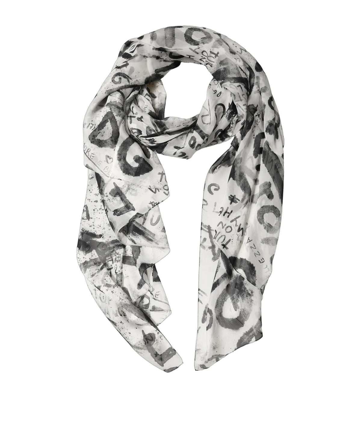 Dolce & Gabbana Scarves & Shawl in white, Silk