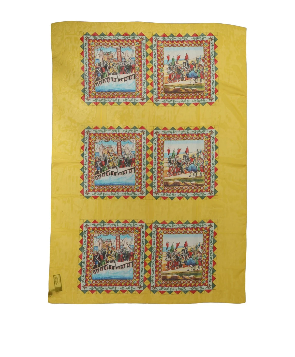 Dolce & Gabbana Scarves & Shawl in yellow, Silk — view 2
