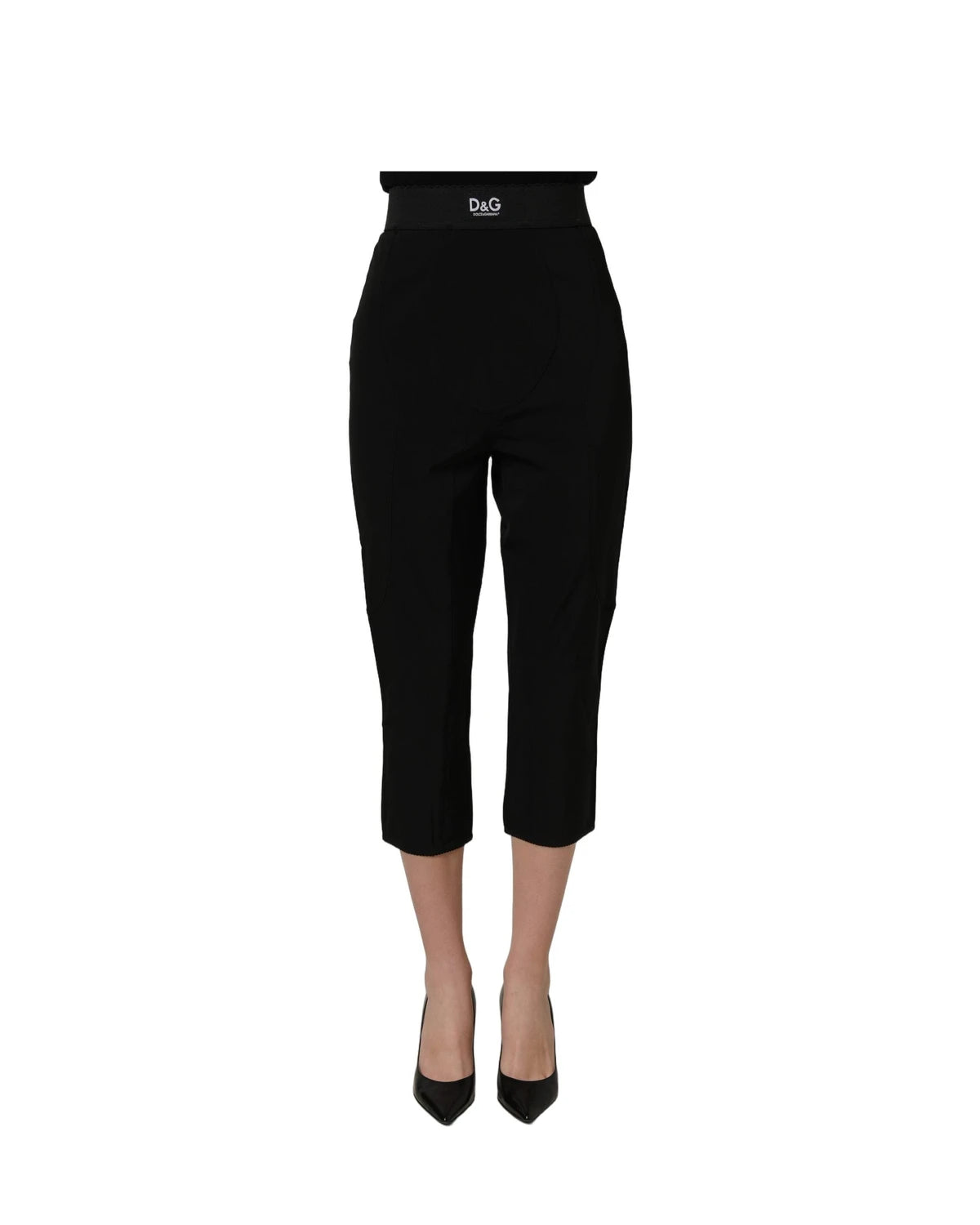 Dolce & Gabbana Short Trouser in black, Viscose — view 3