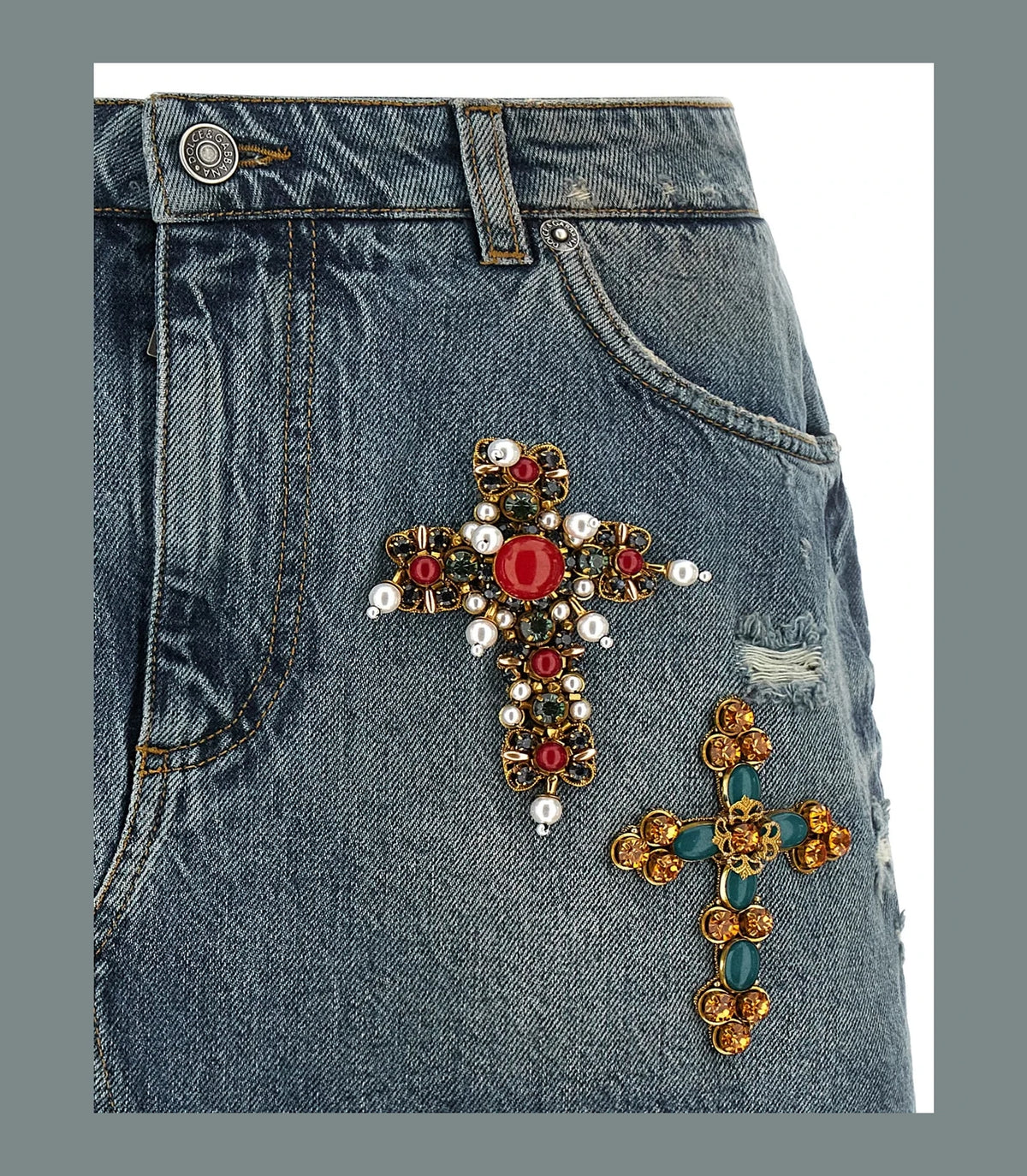 Dolce & Gabbana Skirt in blue — view 3