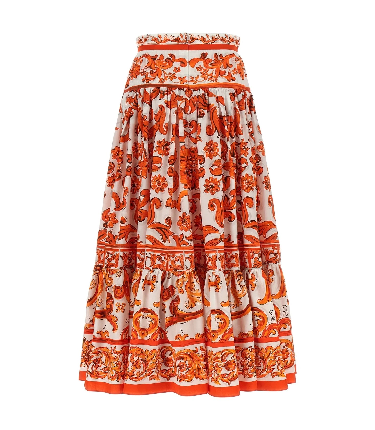 Dolce & Gabbana Skirt in orange, Cotton — view 2