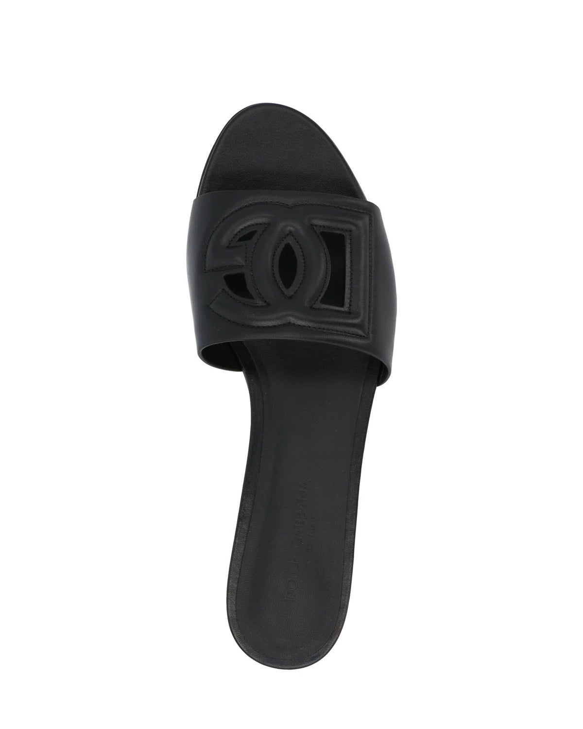 Dolce & Gabbana Slides in black, Calf Leather — view 3