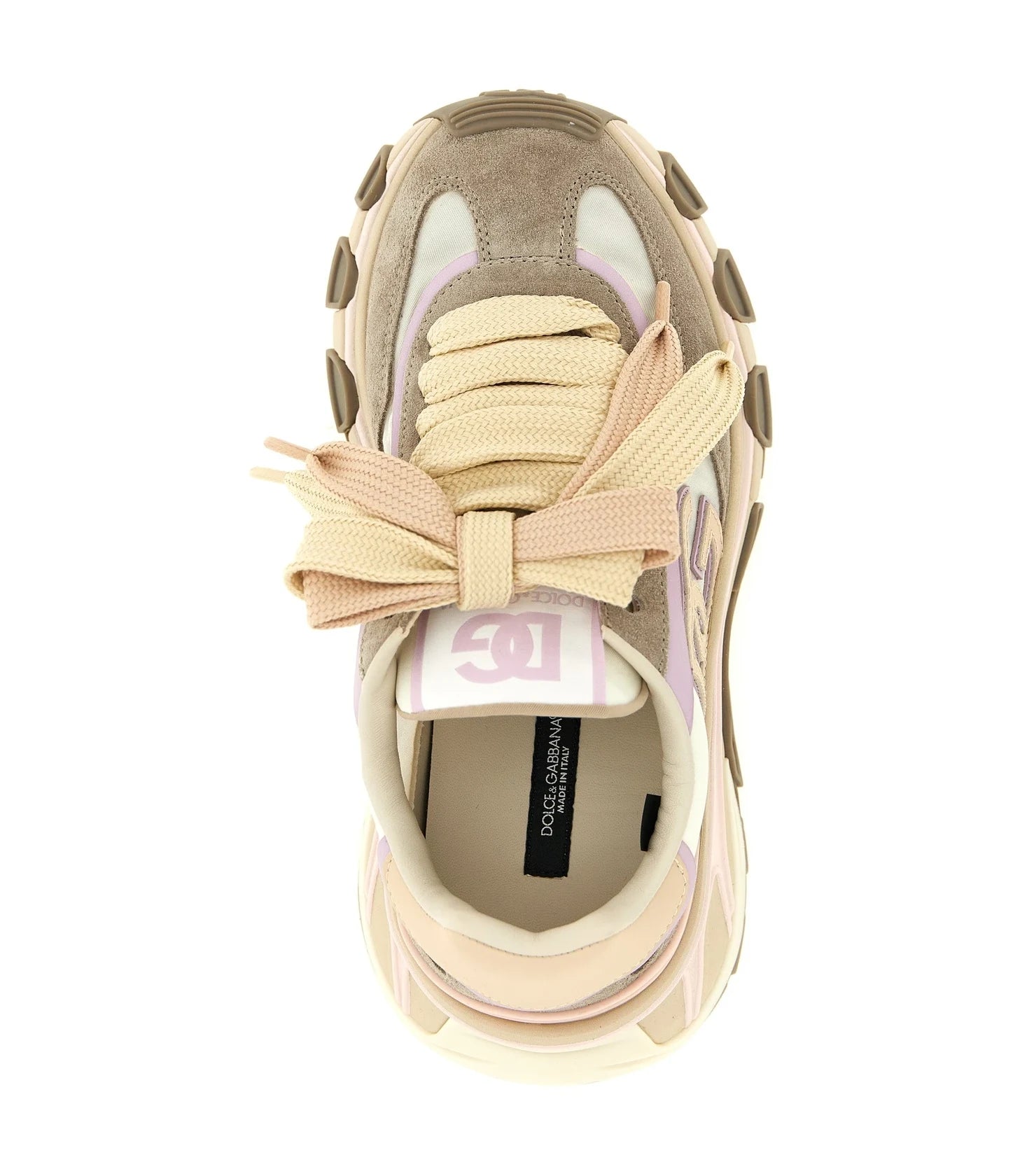Dolce & Gabbana Sneakers in beige, Calf Leather — view 4