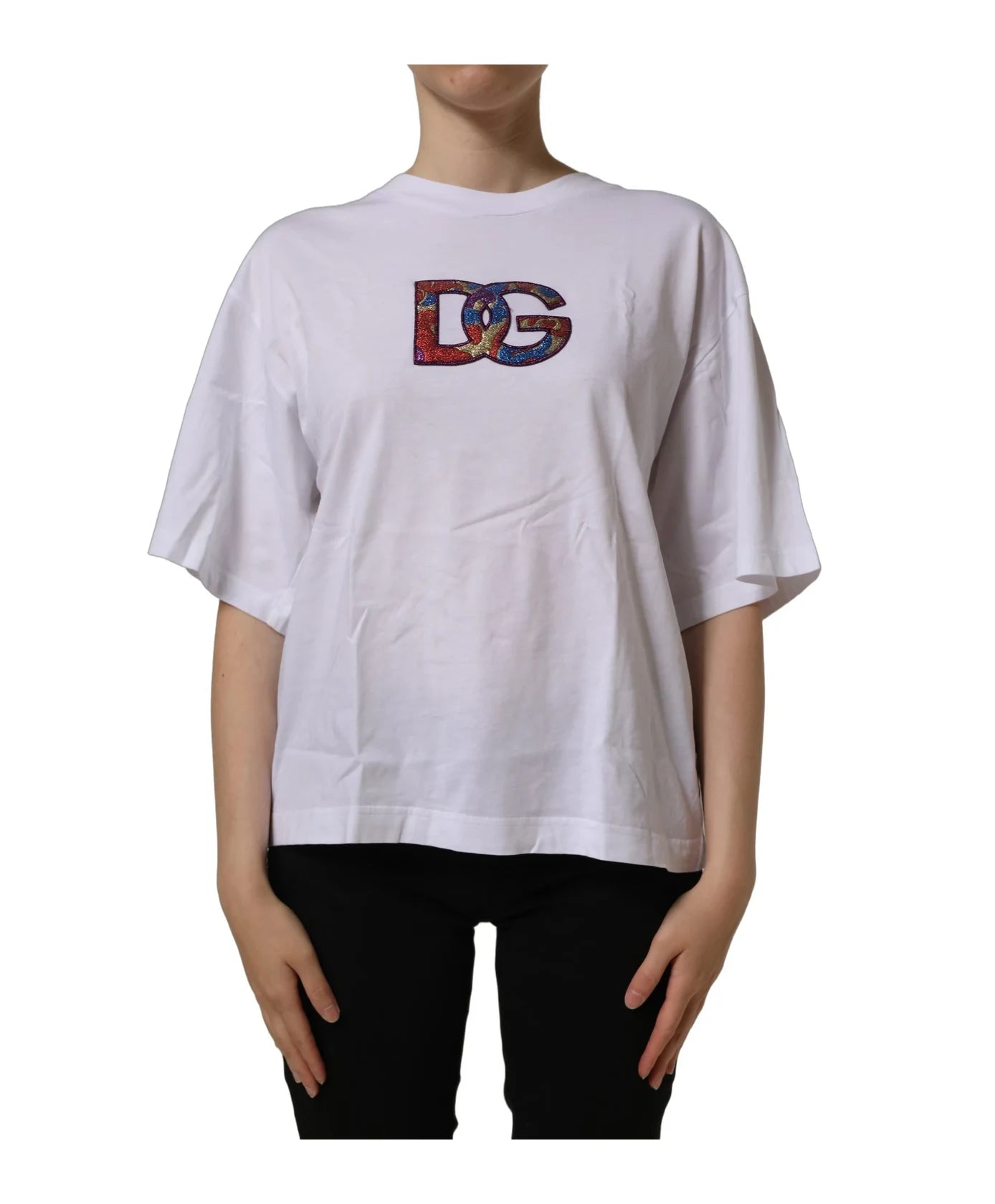 Dolce & Gabbana T-Shirt in white, Cotton — view 4