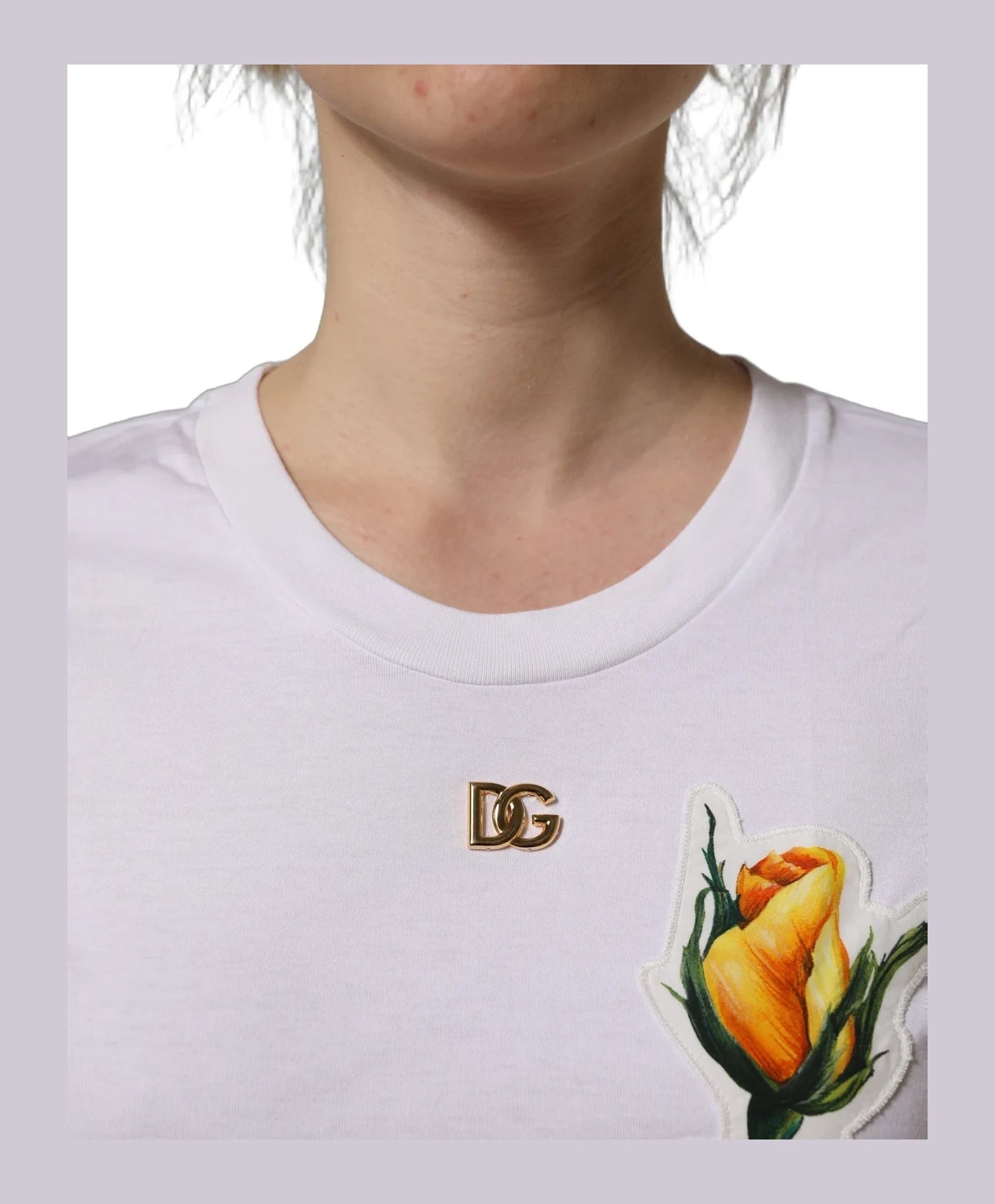 Dolce & Gabbana T-Shirt in white, Cotton — view 6