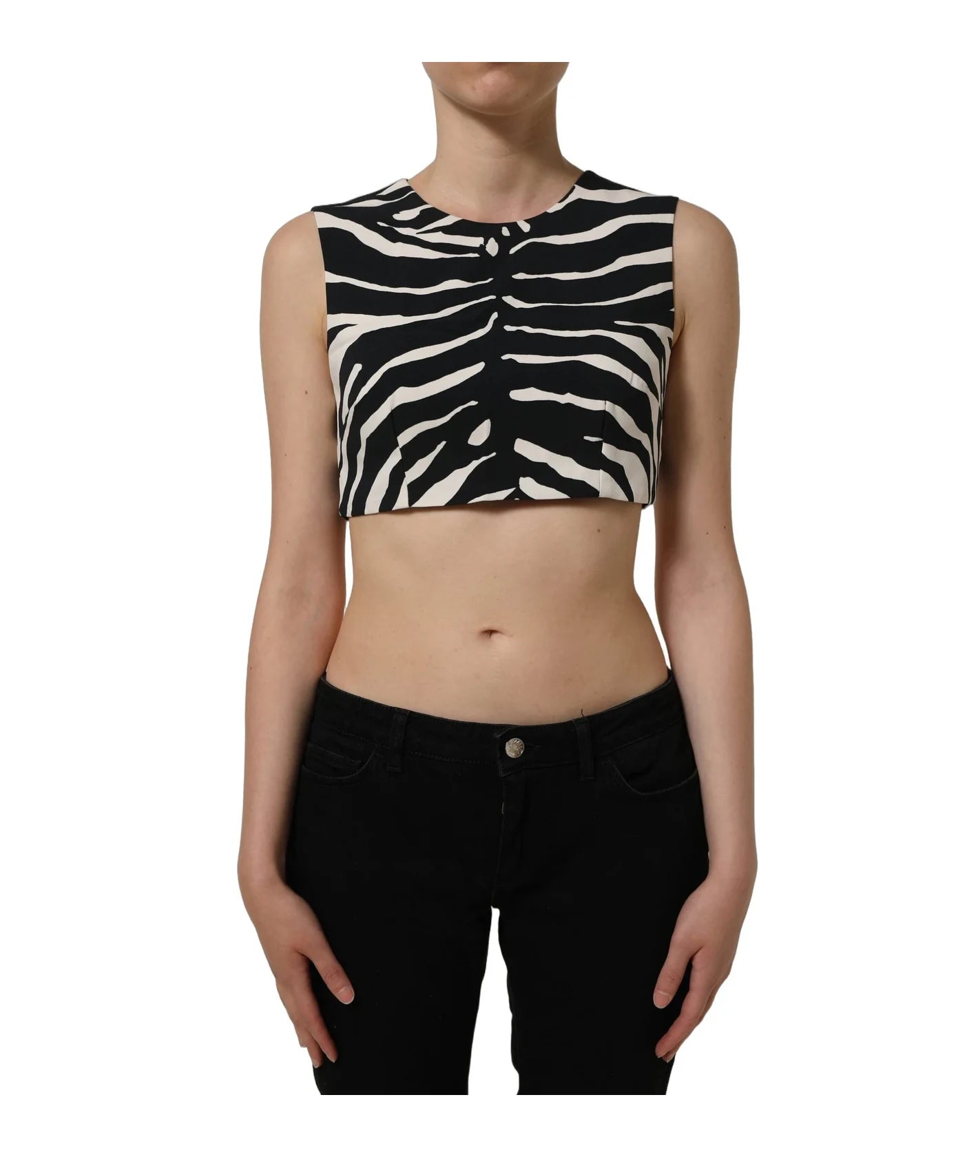 Dolce & Gabbana Tank Top in black, Viscose — view 2