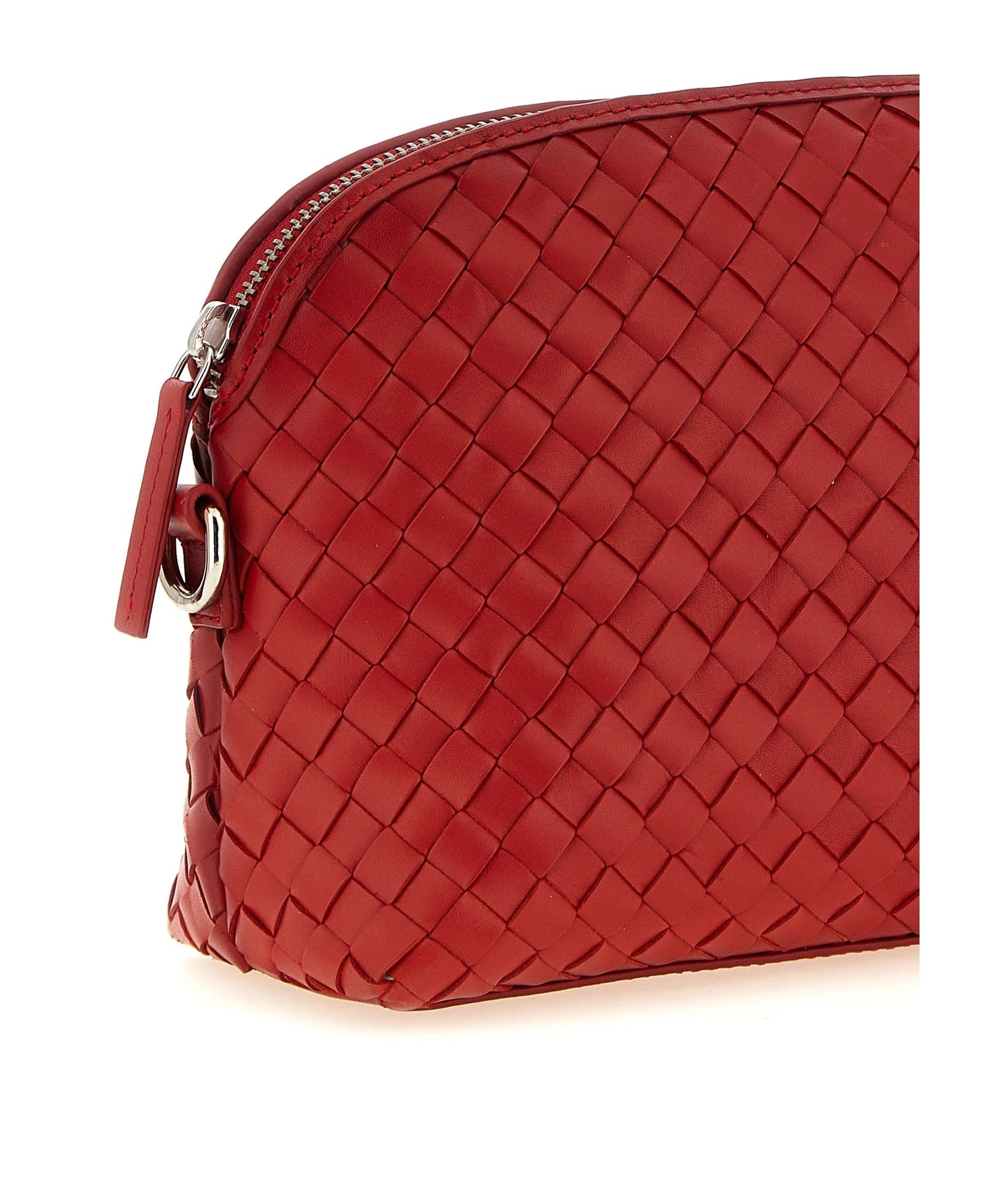 Dragon Diffusion Makeup Bag in red, Calfskin Leather — view 3