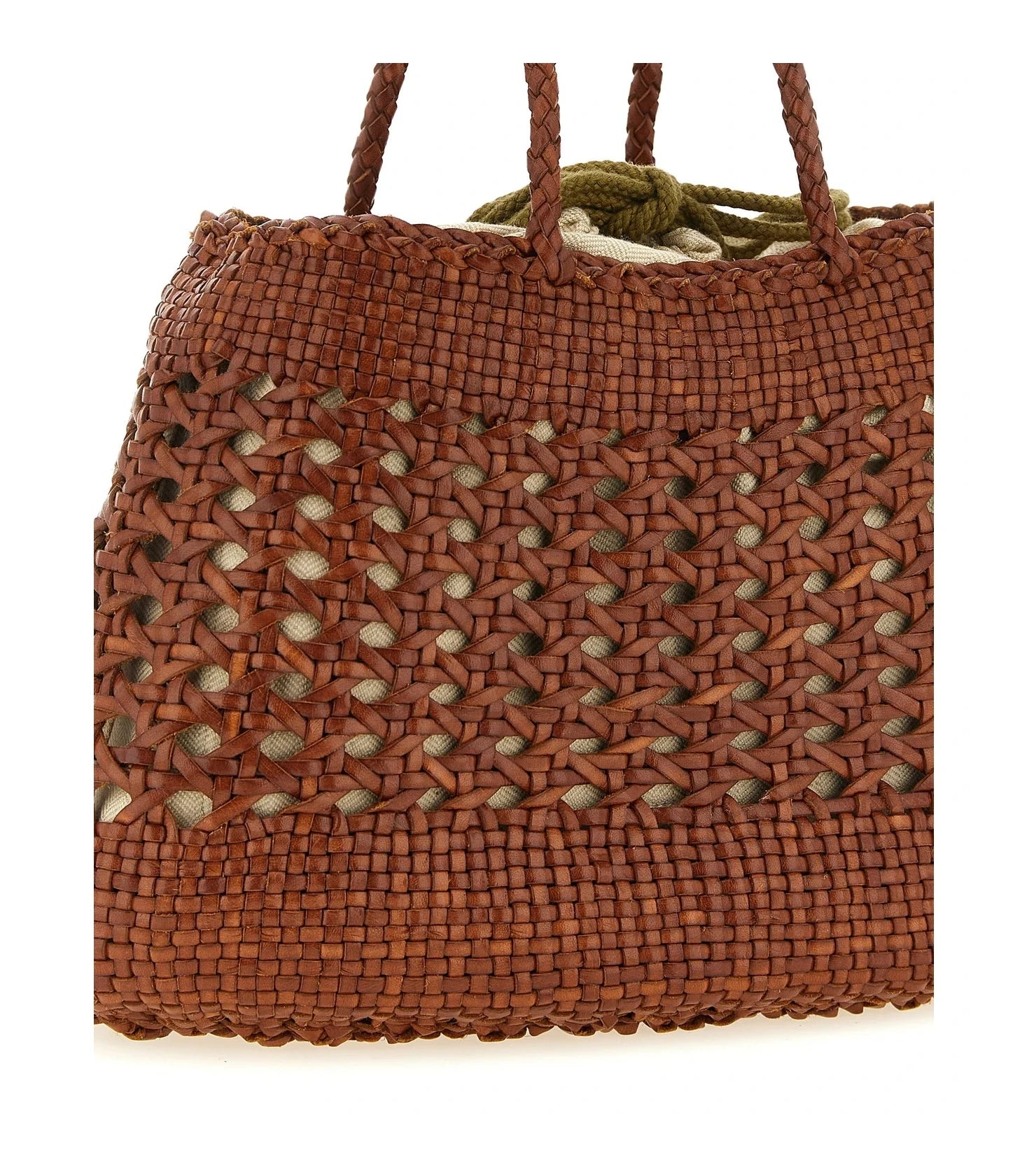 Dragon Diffusion Tote Bag in brown, Calfskin Leather — view 3