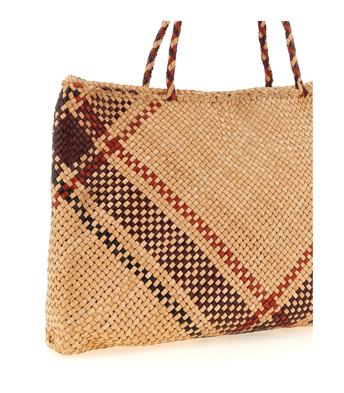 Dragon Diffusion Tote Bag in multicolor, Calfskin Leather — view 3