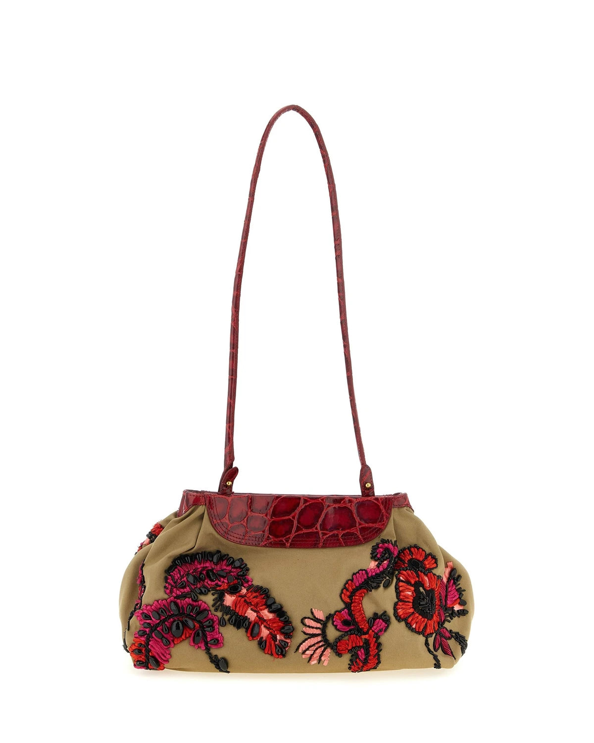 Dries Van Noten Shoulder Bag in multicolor, Cotton
